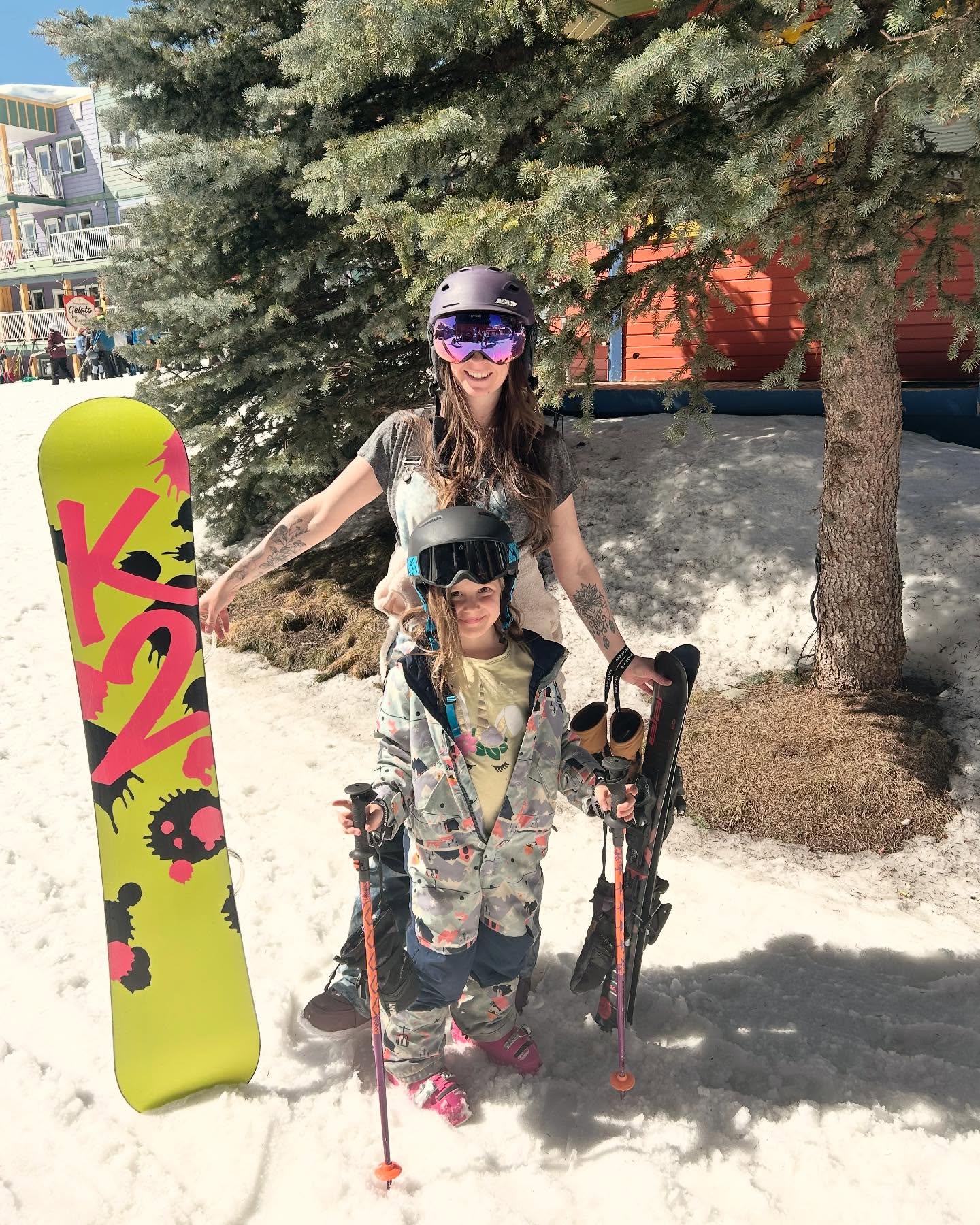 🌞It’s the simple joys that lift me high
Sunny days and laughter in my sky,
dancing feet- a song to sing,
heart beats racing with everything,
I don’t need much to feel alive,
just simple joys to light my life. ✨
#silverstar #joy #play #happiness #sunshine #magic #momlife #girlstrip #together #skii #snowboard #simplejoys #sunshineyday #lightingupmylife
