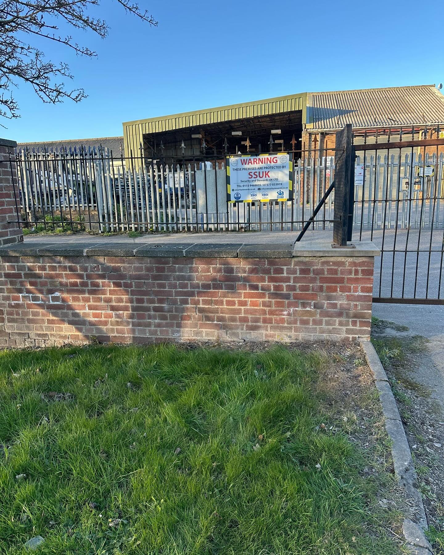 Another site secured. We now protect the industrial estate, Stapleford road, Trowell, Nottingham. More sites coming, message us for more info #security #guard #patrol #sitesecurity