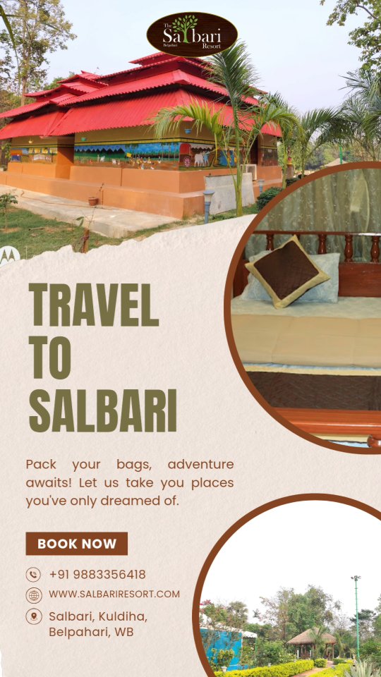 "Luxury meets nature at Salbari Resort! ✨🏡 Immerse yourself in comfort and elegance, surrounded by lush greenery and serene landscapes. Whether you seek relaxation or adventure, experience the finest hospitality amidst nature’s embrace. 🌿🌳
📞 Contact: +91 9883356418
🌐 Website: www.salbariresort.com
#LuxuryAtSalbari"
Salbari, Luxury Stay, Resort, Comfort, Nature Retreat, Tranquility, Peaceful Escape, Deluxe Rooms, Super Deluxe Cottages, Swiss Tents, Hospitality, Relaxation, Rejuvenation, Wilderness, Scenic Views, Staycation, Unwind, Refreshing Experience, Unforgettable Moments.
#SalbariResort #LuxuryAtSalbari #LuxuryInNature #StayWithUs #ForestRetreat #PeacefulEscape #TranquilityFound #SereneStay #UnwindAndRelax #BackToNature #ScenicViews #DiscoverMore #TravelDiaries #NatureRetreat #WildernessVibes #HolidayGoals #ResortLife #ComfortAndNature #BookYourStay