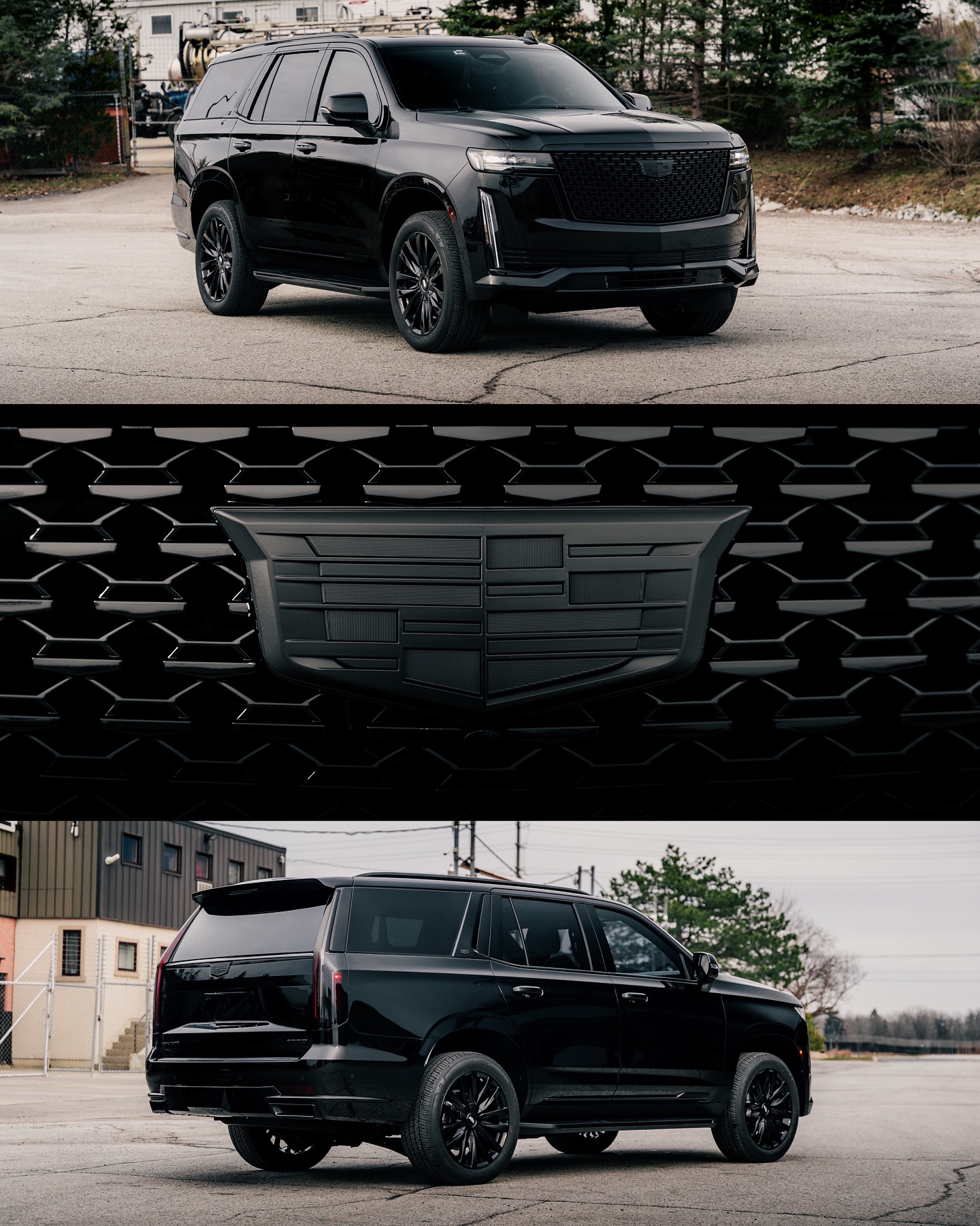 Another chrome delete completed. This all new Cadillac Escalade showed up for our total black out package including tinted taillights and reflectors to match. Let us know what you think!
—
#escalade #ppf #vinyl #carphotography #cadillac #cadilacescalade #escaladev #blackwing #luxurycars #chromedelete