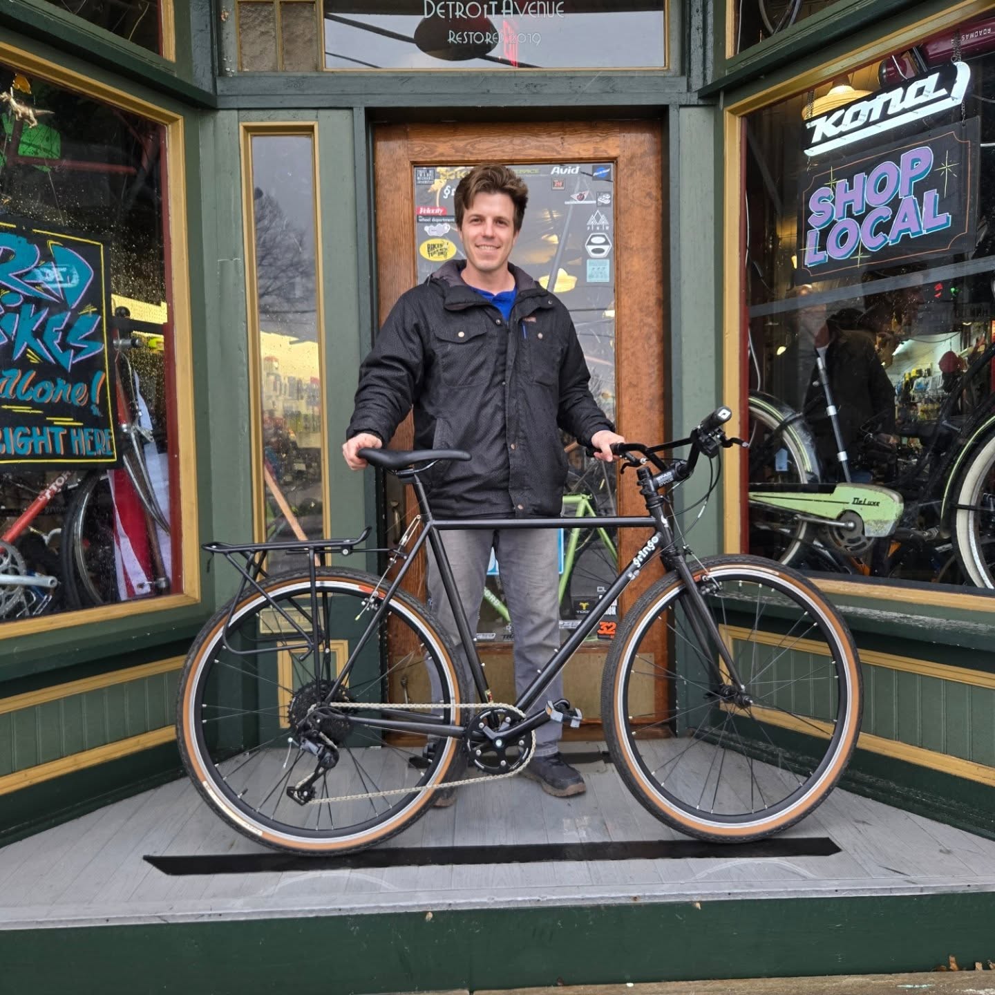 NEW BIKE DAY!! March and April have been good to us. Congratulations to all these beautiful people and about a dozen others whom I forgot to grab pictures on their special day cause I was too damn busy!! Thank you to everyone for the continued support, and if I didn't get a capture of you and your new whip, we will make it happen next time you swing by to pet the greeting crew!! 😻🐶🚲❤️
.
.
#localbikeshop #shoplocal #buyabicycle #loveyourneighborhood #locallyownedandoperated #gordonsquareartsdistrict #bestcustomersaround