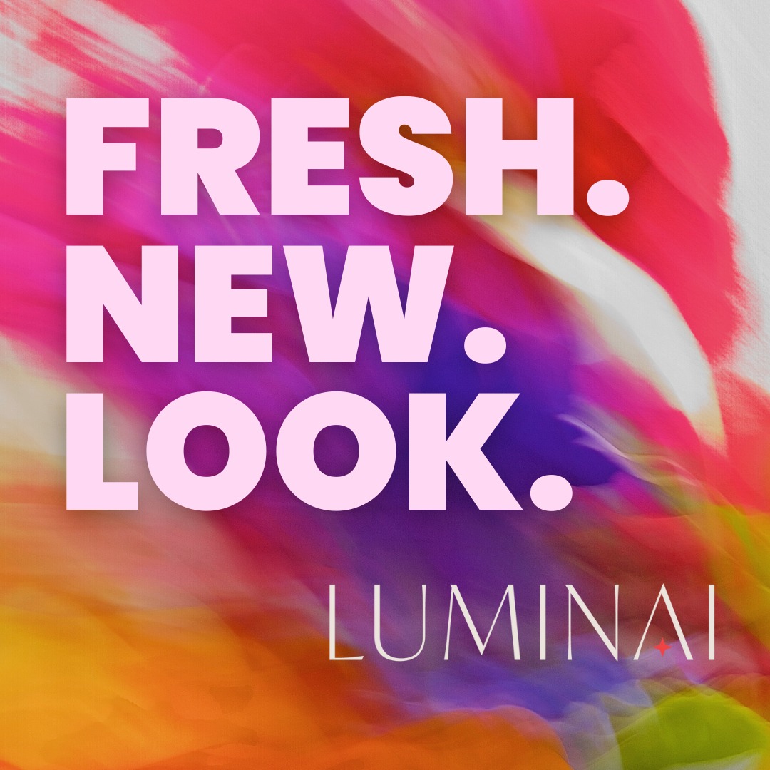 â¨We refreshed our brand identityâand hereâs why.
At Luminai, our motto is simple:
We turn big ideas into bold, result-driven marketing.
To stay true to that promise, we took our own advice:
â
We iterated.
â
We tested.
â
We tweaked.
â
We tested again.
Because branding isnât a one-and-doneâitâs a living, evolving expression of who you are and who you serve.
Swipe to see whatâs new.