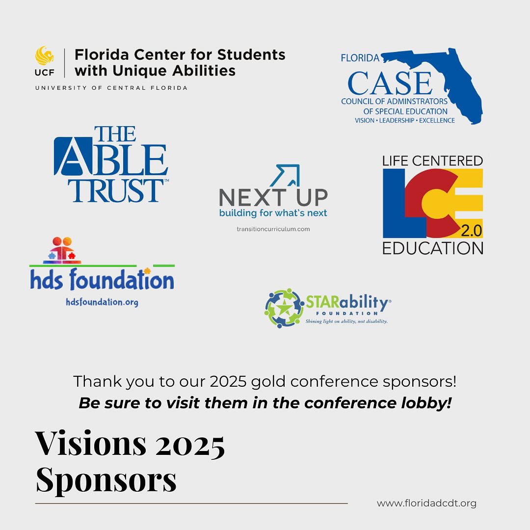 2025 Visions Gold Sponsors🌟
Thank you to these amazing sponsors!