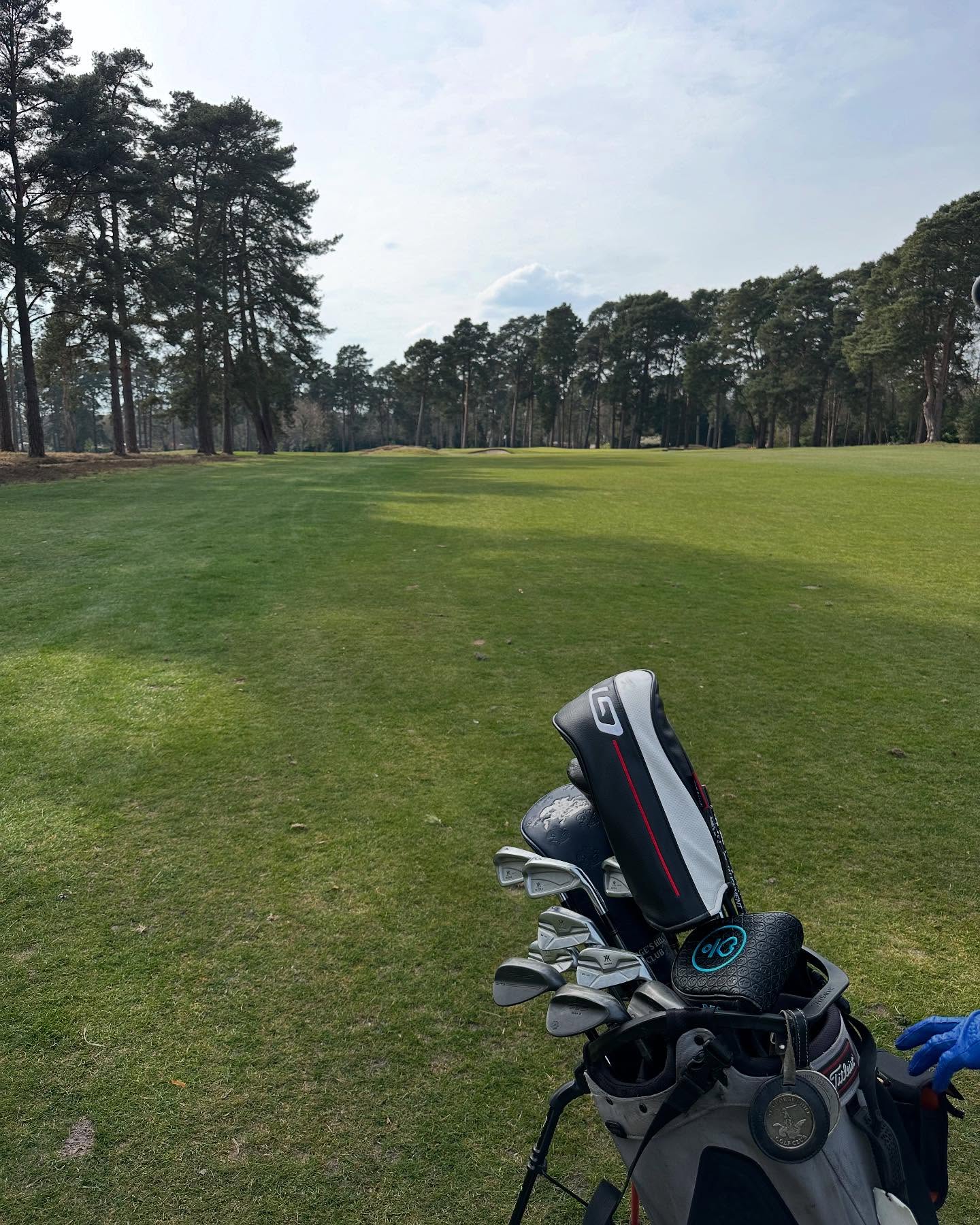 Spring at our GU22 Augusta @worplesdongolfclub. Looking forward to watching the golf this week #mastersgolf
