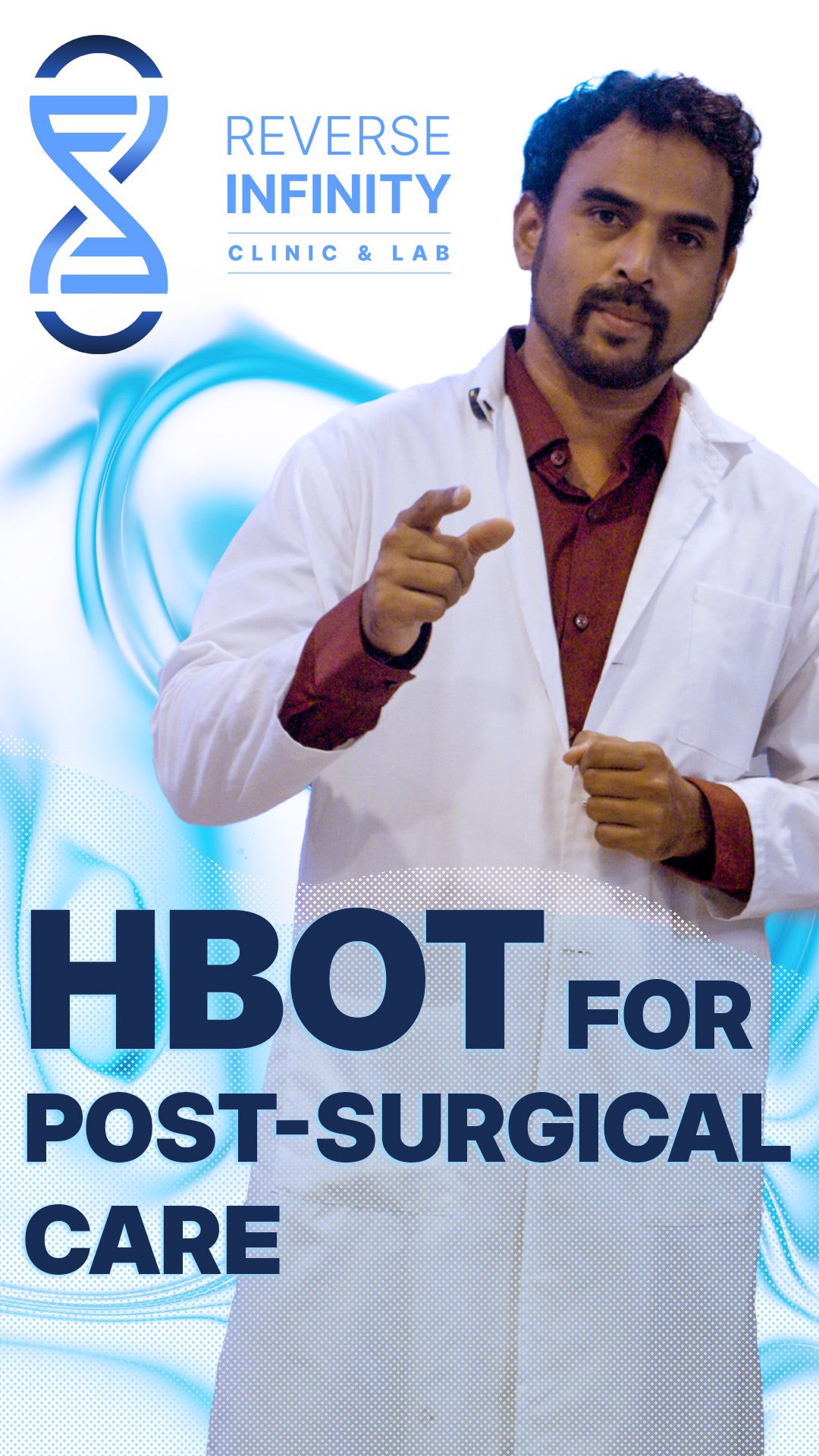 Just had surgery? Here’s something your doctor might not have told you.
HBOT (Hyperbaric Oxygen Therapy) is changing the game in post-surgery recovery. Faster healing, reduced swelling, less pain, and better outcomes — all with science-backed oxygen therapy.
@drpawanrane breaks down 5 reasons why HBOT is a secret weapon for recovery.
Curious? DM us with the word ‘RECOVERY’ and we’ll guide you!