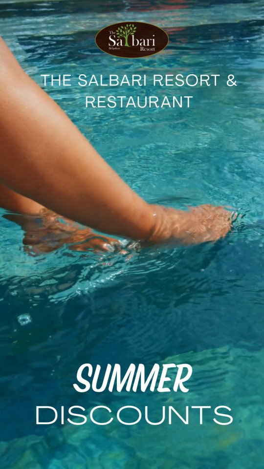 Beat the Heat with Salbari Summer Discounts!
Enjoy a refreshing stay amidst the Sal forest with exclusive summer offers and free access to our luxurious swimming pool! Dive into nature, relax in comfort, and make memories that last a lifetime.
Book now & cool off the natural way!
📞 Contact: +91 9883356418
🌐 Website: www.salbariresort.com
Salbari Summer Offer, Swimming Pool Access, Summer Discount, Forest Stay, Luxury Resort, Nature Escape, Summer Holidays, Poolside Relaxation, Family Vacation, Jungle Retreat, Holiday Deal, Refreshing Getaway, Summer in Nature, Peaceful Escape, Adventure & Relaxation.
#SalbariResort #SummerDiscount #PoolAccess #SummerGetaway #NatureStay #ForestEscape #BeatTheHeat #JungleRetreat #HolidayDeals #StayWithUs #UnplugAndRelax #SwimmingDays #AdventureAndChill #SummerInSalbari #CoolOffNaturally #EcoLuxury #NatureLovers #SummerVibes #BookNow #VacationReady