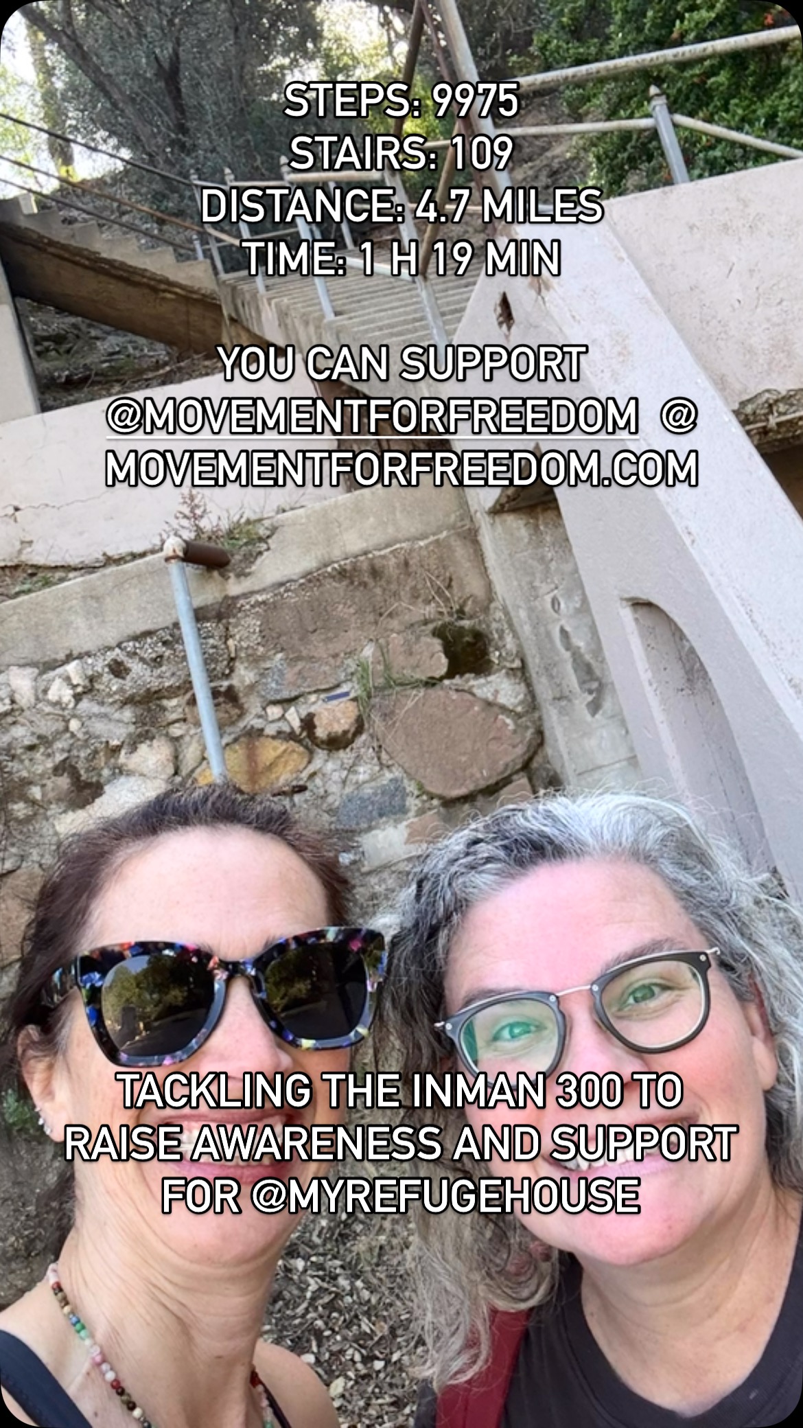We finally started the Inman 300 today!
109 steps. One of 300 staircases down (or up? 🤣).
Almost 5 of 218-ish miles complete.
Some things seem huge—impossible, even.
But they become possible when you know others have been there…and you start moving with a friend.
That’s what we hope for every girl at My Refuge House—to chase big dreams that once felt too far.
You can help by supporting Movement for Freedom.
Sponsor our steps or join the movement at movementforfreedom.com
#MFF2025 #Inman300 #MoveYourBodyChangeALife #MyRefugeHouse #MovementForFreedom #HeatherBland #KristenSwift