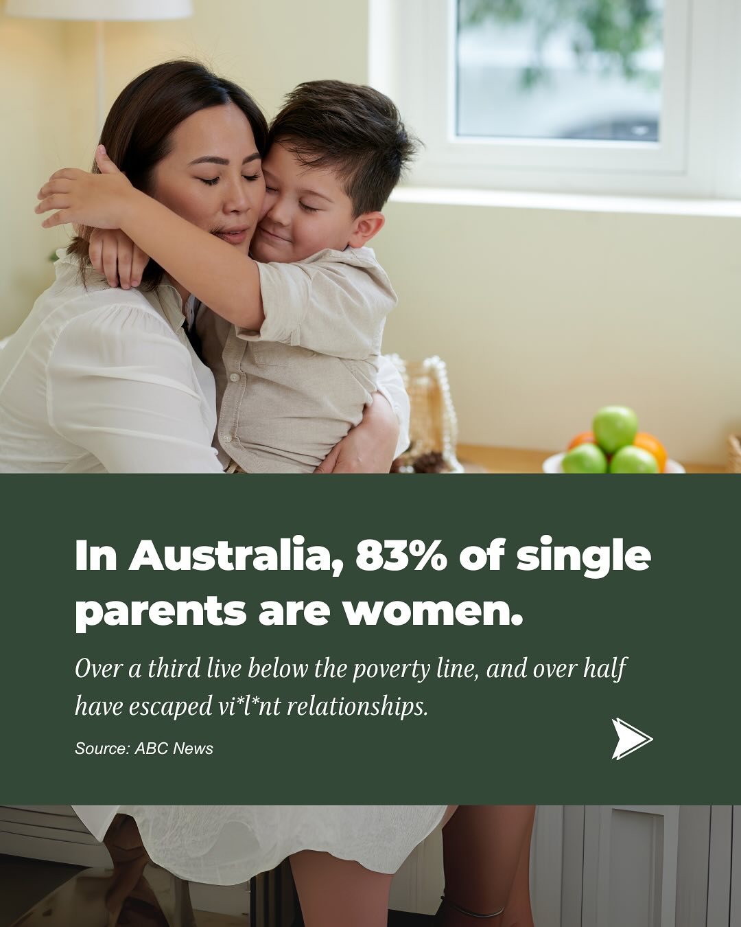 Single mums make up 83% of single parent homes and unfortunately 65% of these mums have experienced family violence. As mums they still continue to work hard to provide and serve their families. 👨👦👦
🤝 The White Shadow Foundation partners with Baby Give Back to provide support to single-mums and newborns, they do that through grants, essential goods and holistic support.
If you want to get involved click the link in our bio to become a regular giver, whether it’s $5 a week or $50 a month, it all makes a difference, to real people.
#saferelationships #protectourchildren #protectourwomen #goldcoast #traumarecovery #survivor #protectchildren #childsafety #parentingtips #carers #caregivers #goldcoastrelationships #goldcoastmums #raisingteens #australianrelationships #australianschools #education #speakout #goldcoastsupport #goldcoasttherapy #consent #domesticviolencesurvivor #advocates
#whiteshadowfoundation #domesticviolenceawareness #DVprevention #goldcoasthelp #goldcoasttherapy #safeplace