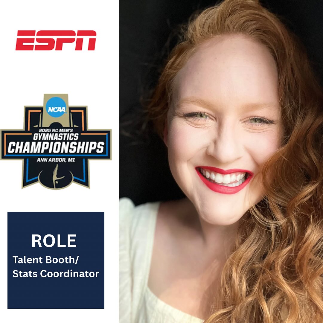 I’m headed to the University of Michigan this week to work with ESPN at the 2025 NCAA Men’s Gymnastics Championships!