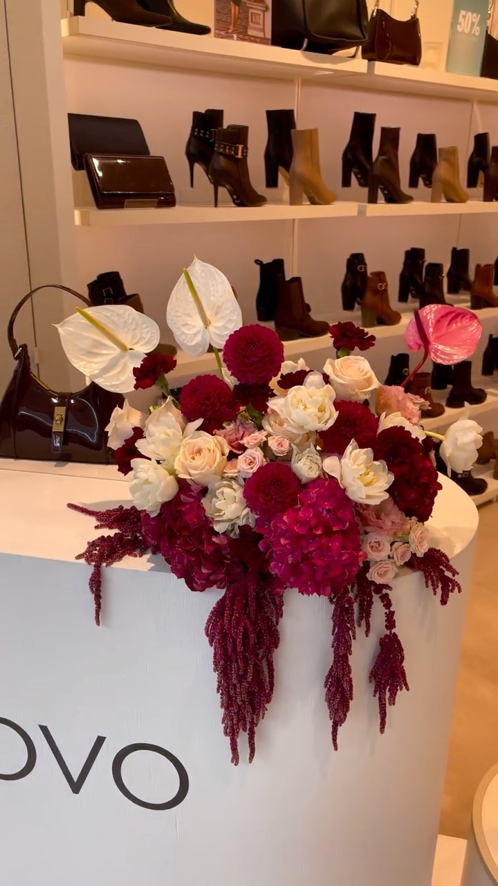 A/W inspired reds for @novoshoes personalisation bar