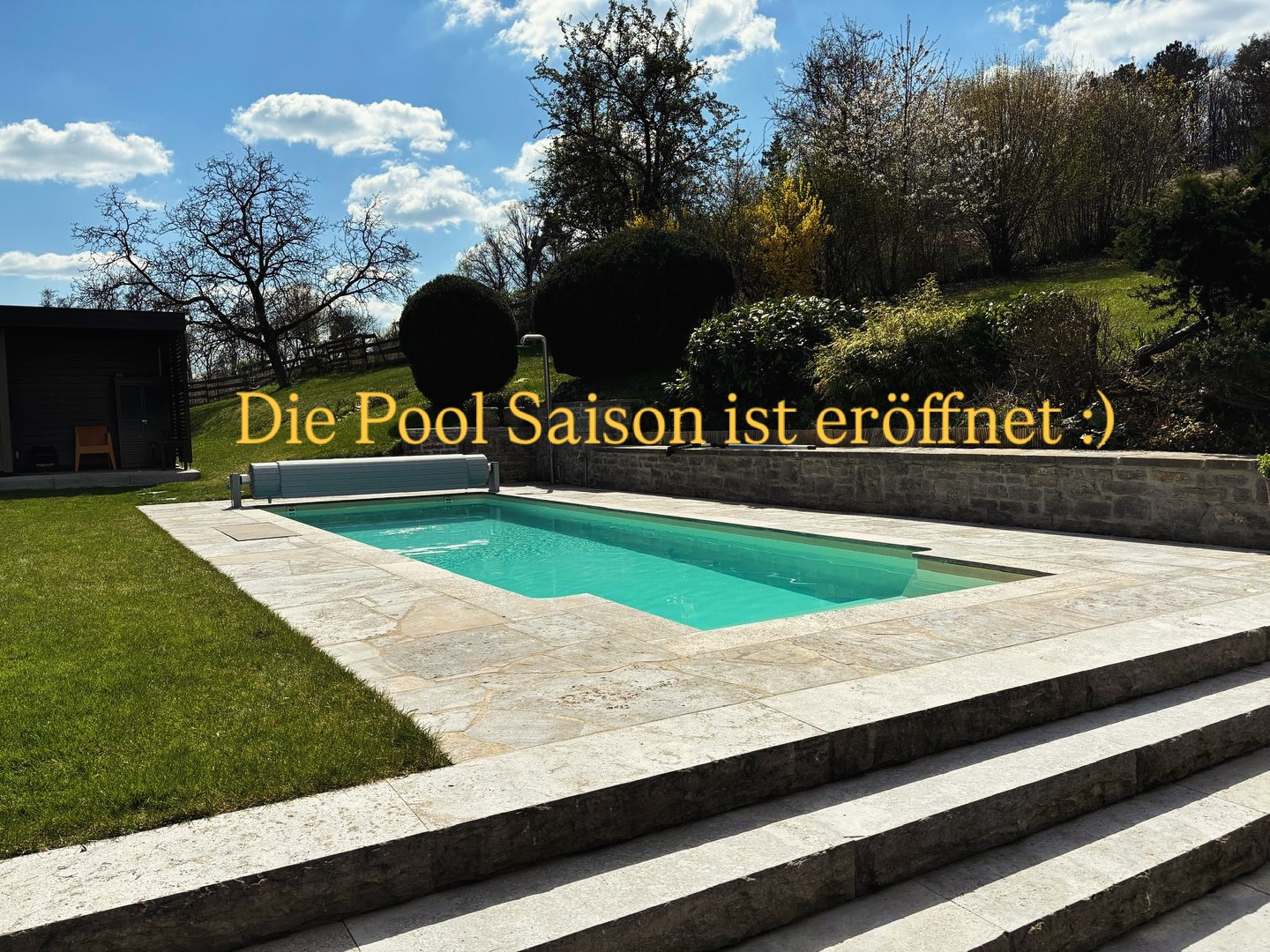 #poolzeit #ferienhausinbayern #diesonnegenießen☀️