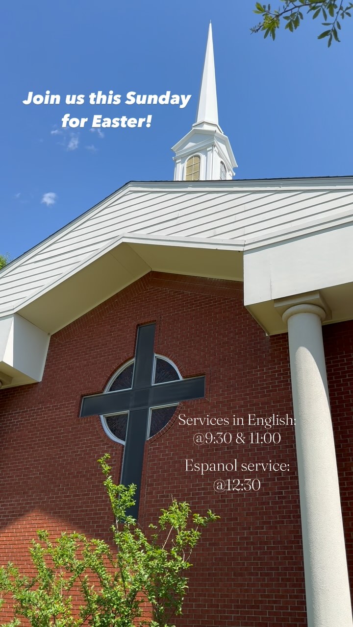 🌷✨ We hope you will joins us THIS SUNDAY as we celebrate Easter!
🙌 Services:
⛪️ 9:30 AM - Classic Service
🎵 11:00 AM - Modern Service
🇪🇸 12:30 PM - Español Service
🐣🌼 Bring the whole family! Kids can enjoy a Petting Zoo & Easter Egg Hunt at 12:15 PM.
Come experience hope, joy, and community as we celebrate the Resurrection together! 🌟
📍1004 S Story Rd. Irving, Texas 75060