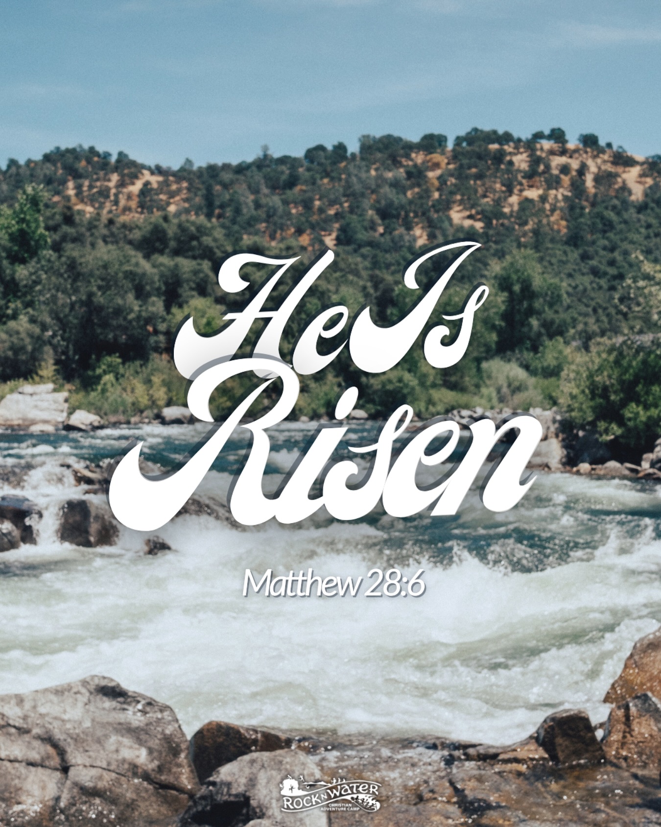“He is not here, for He has risen, as He said.” – Matthew 28:6
Happy Easter, everyone, from Rock N Water! 🤍