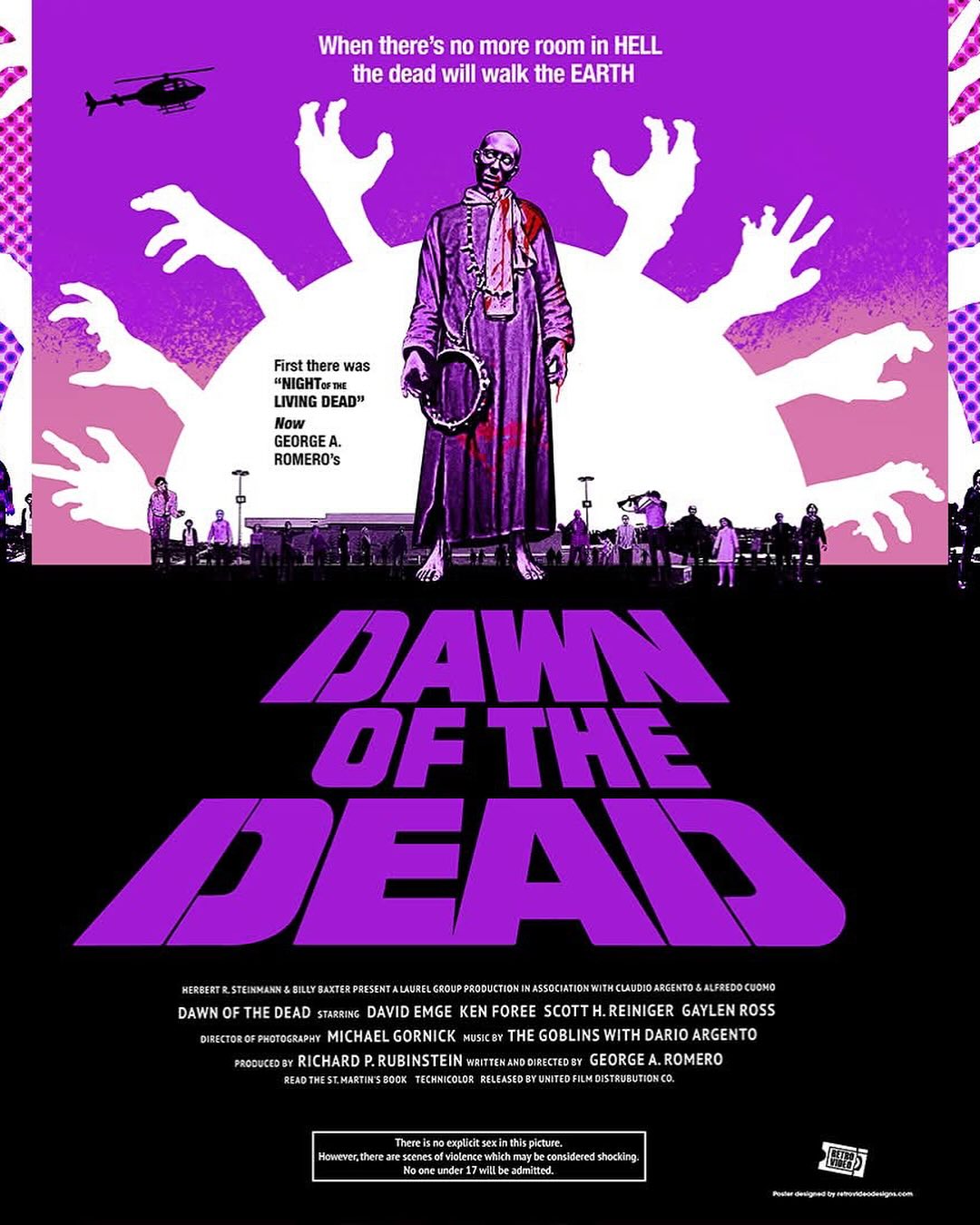 He has Risen! Happy Easter from Retro Video. Here’s the newest in my Dawn series (Purple). Look for more as I attempt to do as many as possible. @kenforee8 @gaylenr155 @secondsightfilmsofficial @screamfactoryofficial @arrowvideo #dawnofthedead @dawnofthehorrorcast @livingdeadweekend @livingdeadmuseum
