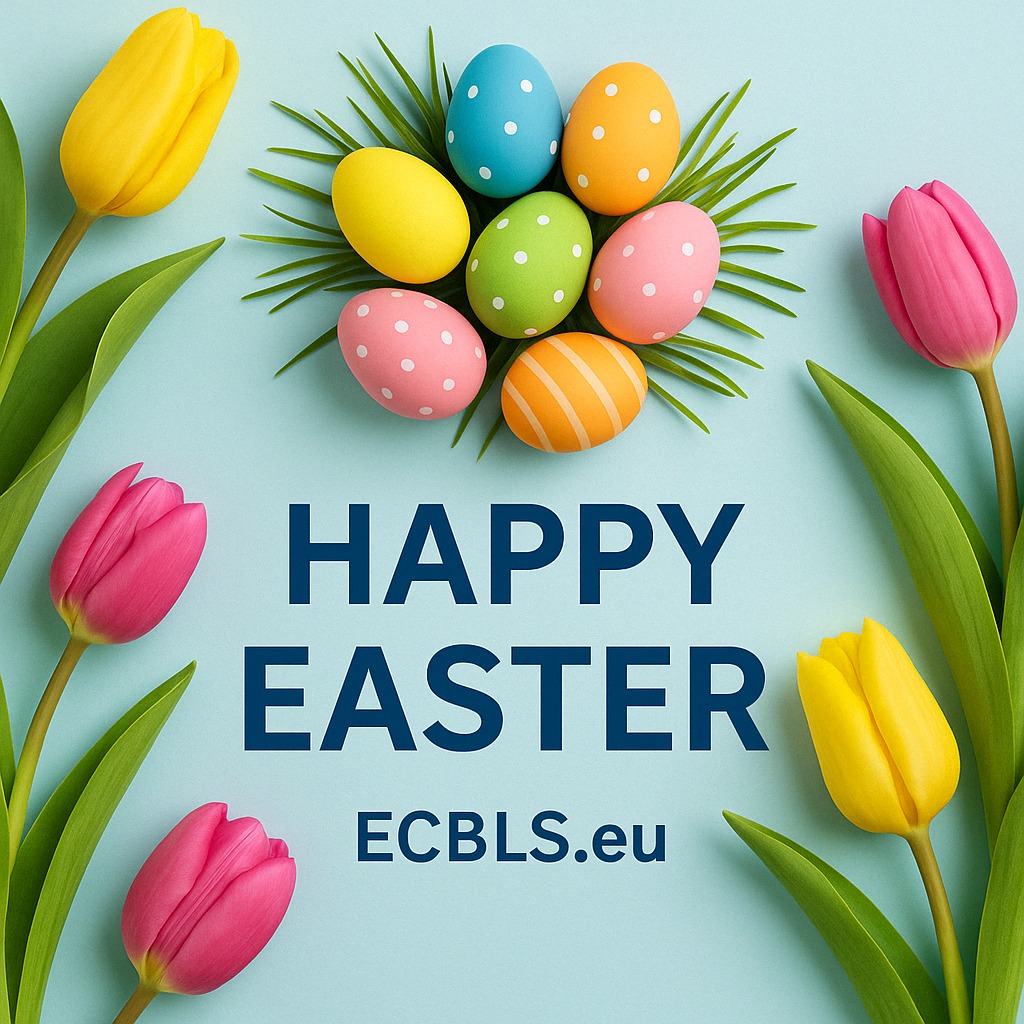 🌸🐣 Happy Easter from ECBLS.eu!
Wishing you a season filled with peace, joy, and new beginnings.
#Easter2025 #ECBLS #SpringJoy #HappyEaster