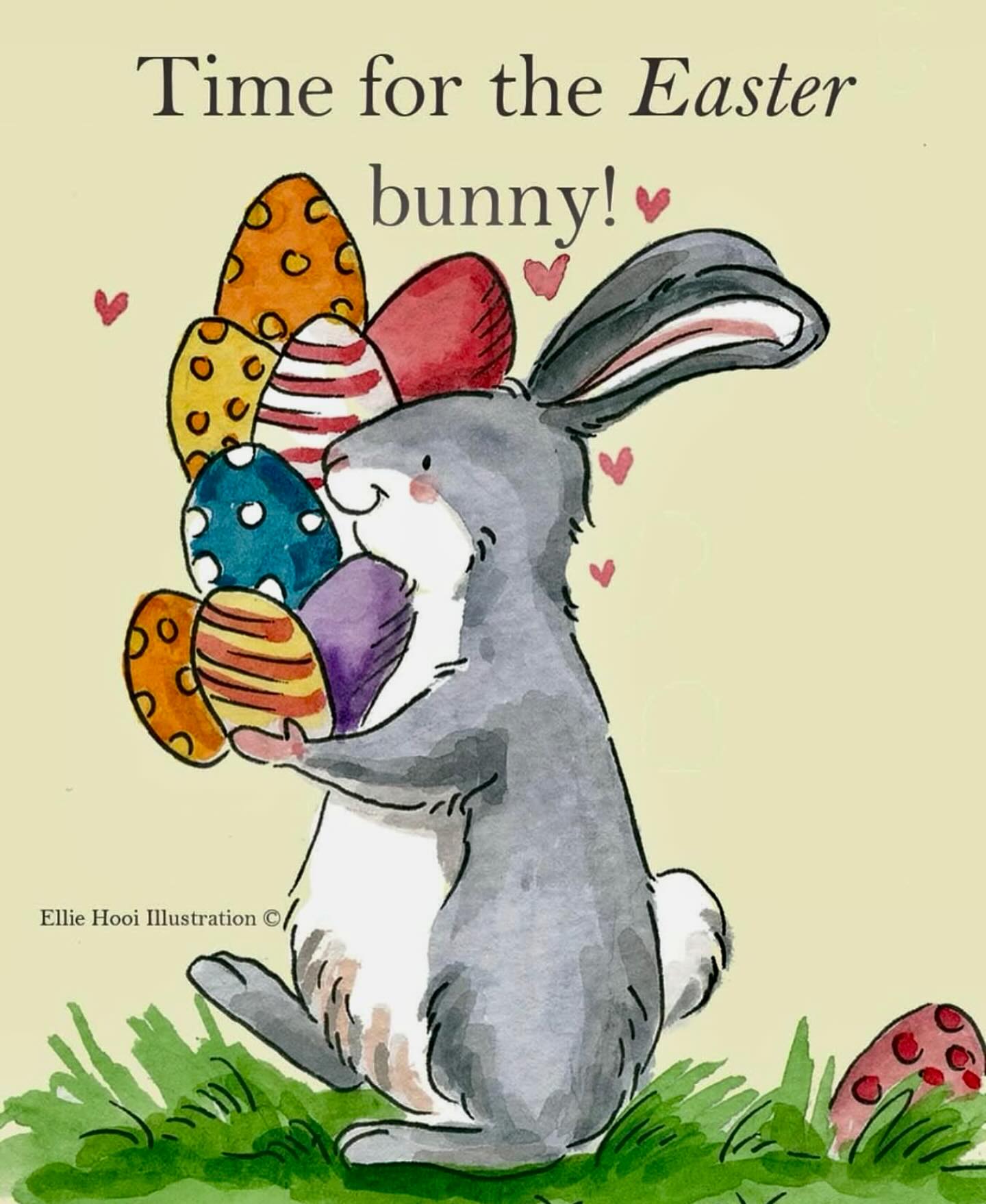 Happy Easter Sunday everyone - have a fabulous day hunting for Easter Eggs 🥚 🐣🐰@ellie_hooi_illustration