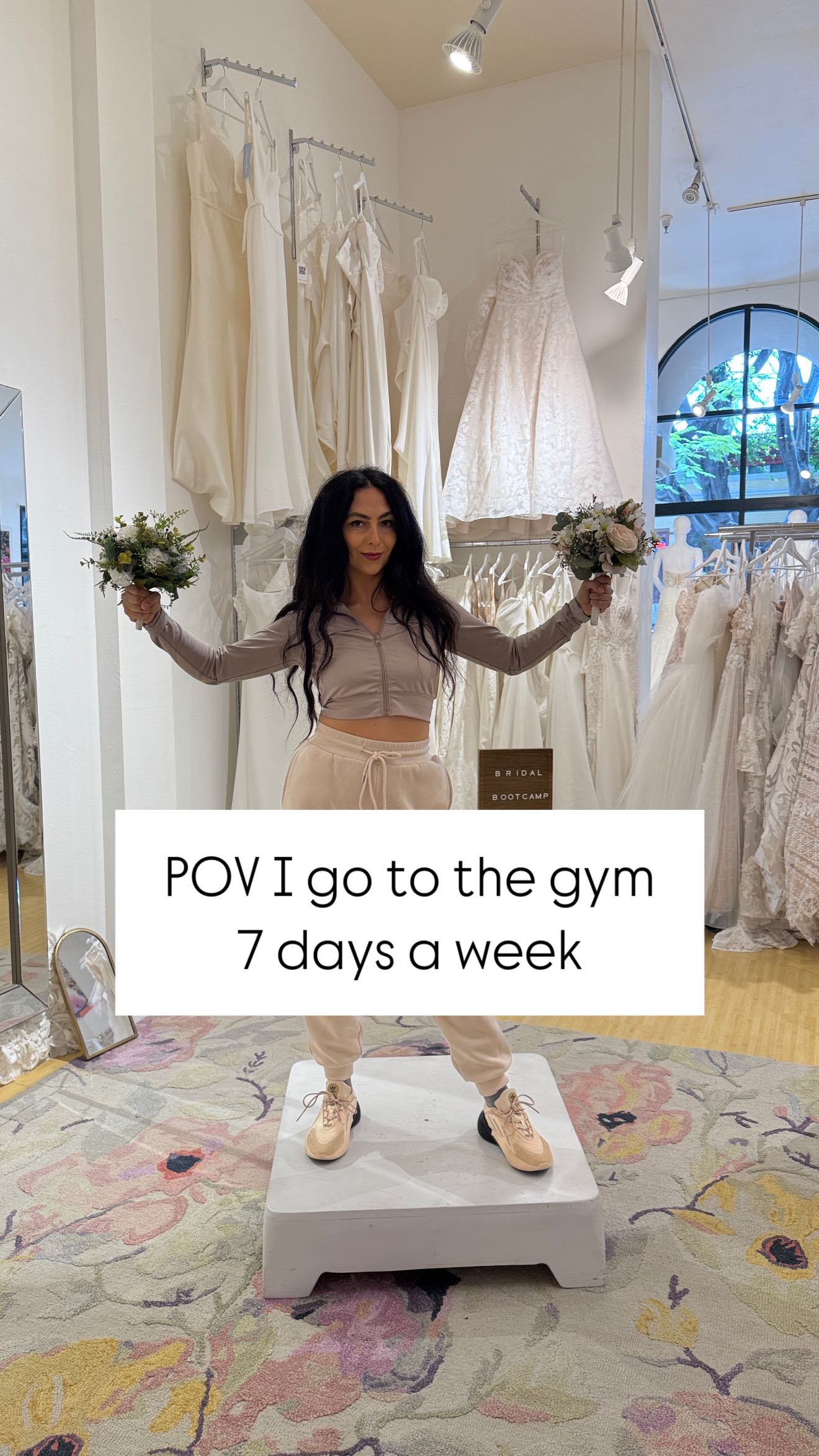 My gym has better outfits 💃💅
.
.
#marehcouturebridal #marehcouturebride #marehcouturebrides #marehcouture #bridalfashion #sayyestothedress #downtownslo #couturefashion #bestbridalstoreinslo #gym #bridalbootcamp