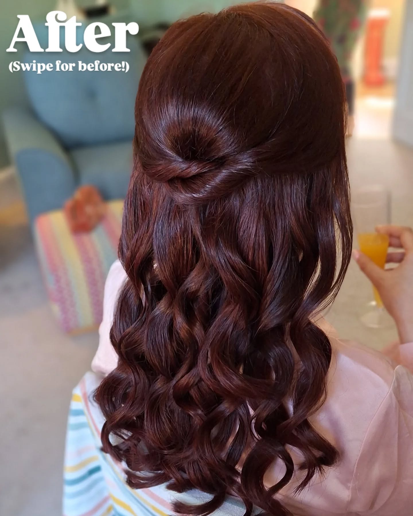 Before and after...
.
I love to be able to give a transformation! My beautiful Bride wanted thickness, fullness, and dreamy curls that would last all day... so we opted for extensions that I cut and coloured to suit her needs! Her gorgeous rich burgundy hair had all the potential for glossy, full, dreamy curls and we got to make that a reality!
.
Swipe for the before and let me know what you think!
.
#hairtransformation #bridalhair #sussexbridalhair #westsussexbridalhair ##sussexweddinghair
Bride Bridal hair before and after