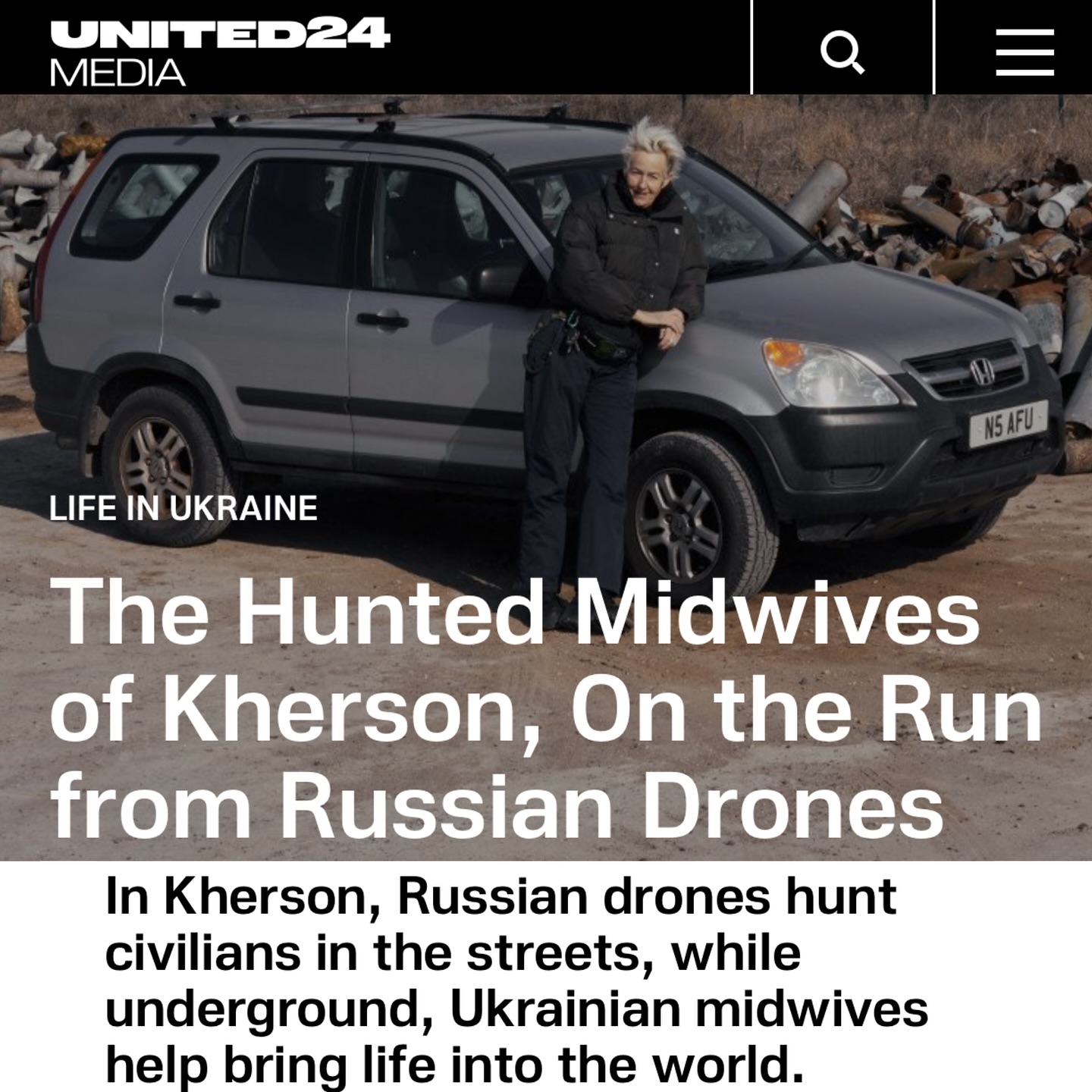 A fabulous article from @united24.media about the work of the maternity hospital in Kherson. Please read the full story at the link in the bio
We are proud to cooperate with our the bravest volunteer Rose @rose_in_boots who delivered the car to these doctors. It is a great honor for us to have such a person in the team !
Providing this car was made possible thanks to our friend, volunteer and generous sponsor Danny Fairburn!
Today we have launched a fundraiser for a large steam washing machine for this hospital and we are kindly asking you to join to help us do one more good cause for these incredible people!