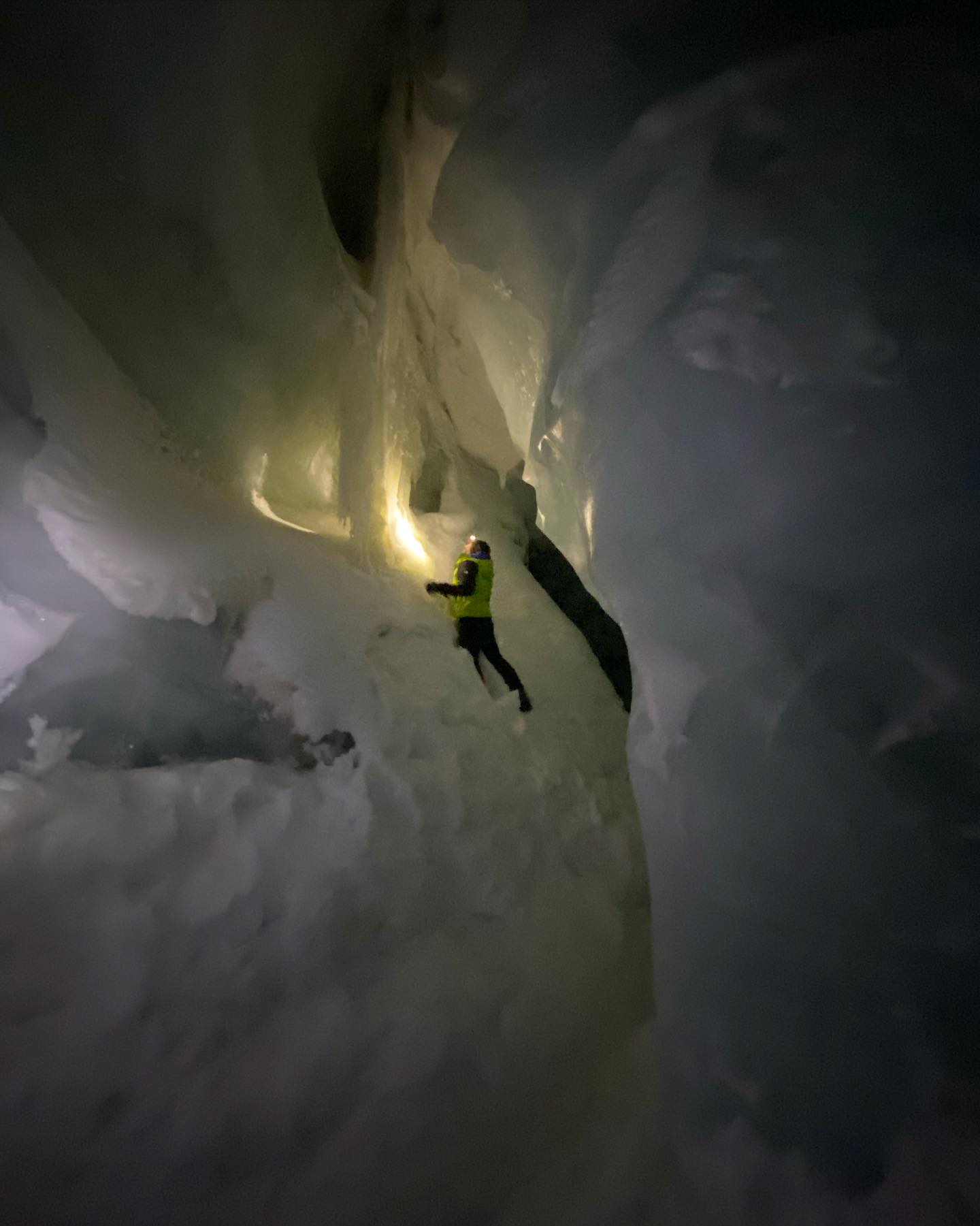 Sous le glacier ❄️🧊