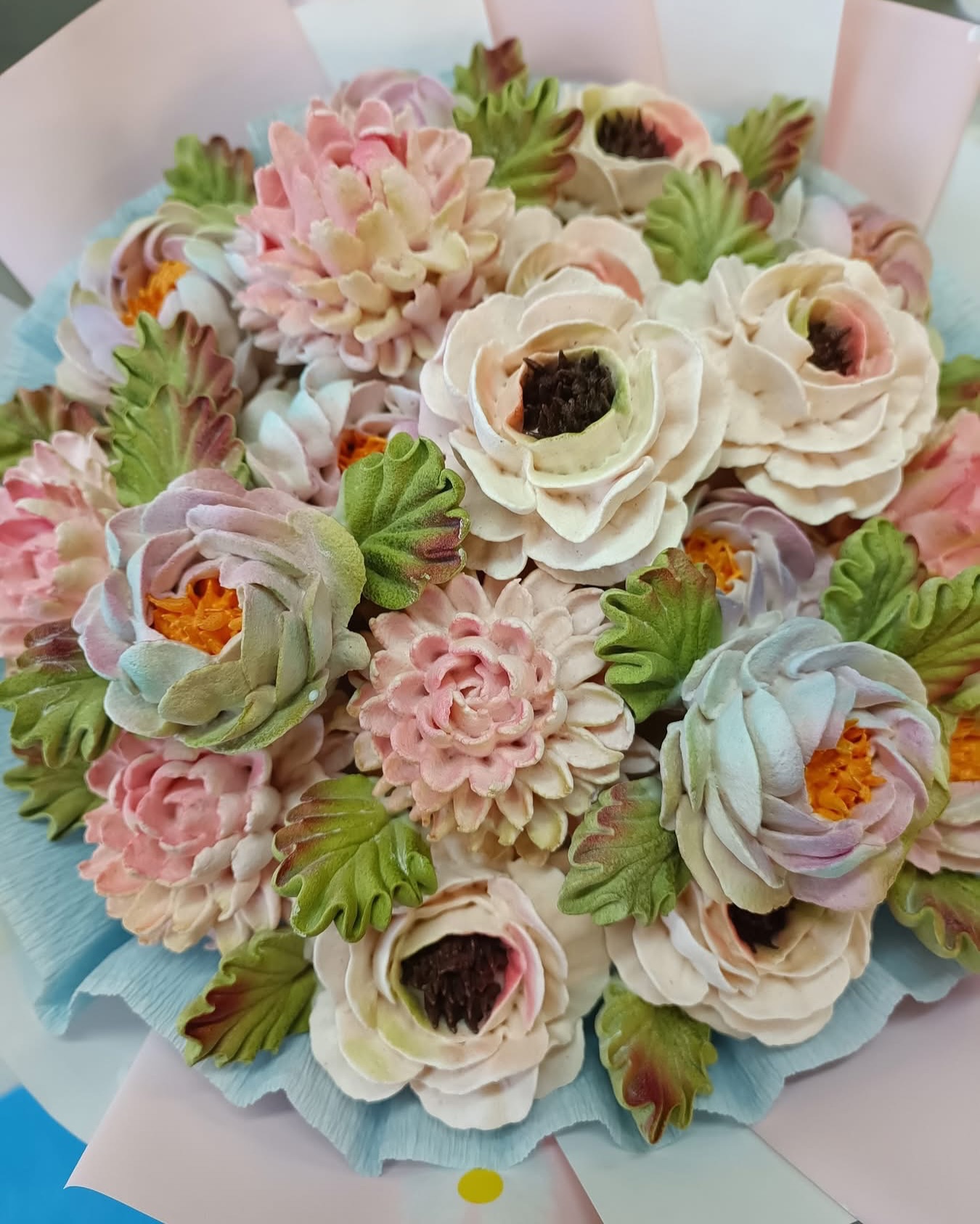 Didelės zefyrinių gėlių puokštės 💐 35 Eur 💐