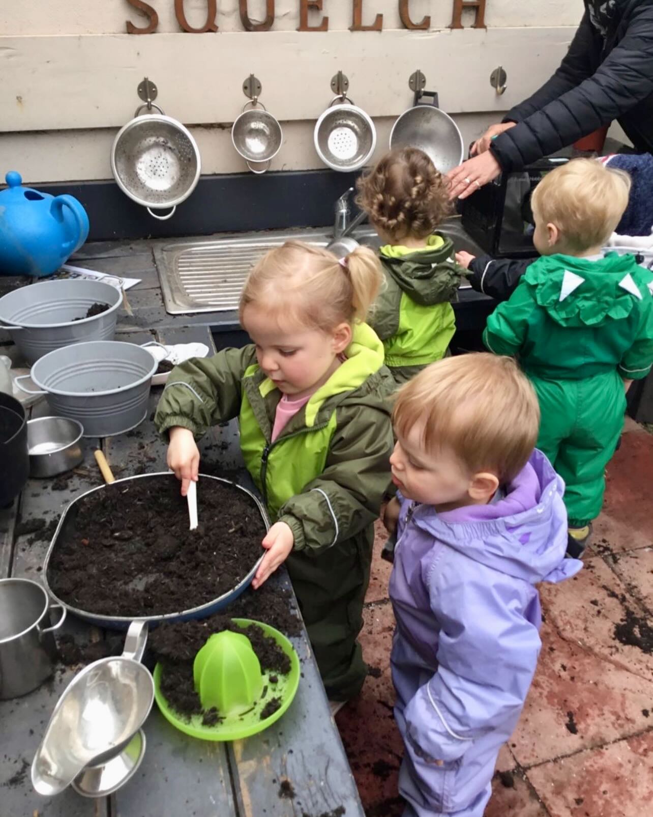 We had lots of little chefs in the garden recently 🧑🏽🍳👨🏿🍳👩🏼🍳🧑🏽🍳👩🏾🍳👩🏻🍳👨🏻🍳🧑🏾🍳⭐️Navigating around each other to produce their dishes demonstrating good social skills ⭐️ Pretending to cook can involve counting, measuring, and understanding quantities, which can support the development of numeracy skills. ⭐️We encourage communication and language development as children describe what they are doing, naming objects and using vocabulary related to cooking 🧑🏽🍳 👩🏻🍳🧑🏾🍳👨🏻🍳 🥣 DELICIOUS 😋 ⭐️⭐️⭐️⭐️⭐️#westbridgford #independent #nursery  #est1988 #underfundedchildcare #ndna #earlyyearseducation  #holidayclub #outofschoolclub #openendedplay #earlyyears #play #curiosity #letthemplay #outdoors  #learningthroughplay #milliesmark #birthtofivematters #earlyyearsoutdoors #milliesmark  #2025 #april  #keepingchildrensafe #thewhitehousedaynursery
#aweandwonder #spring #outdoorkitchen