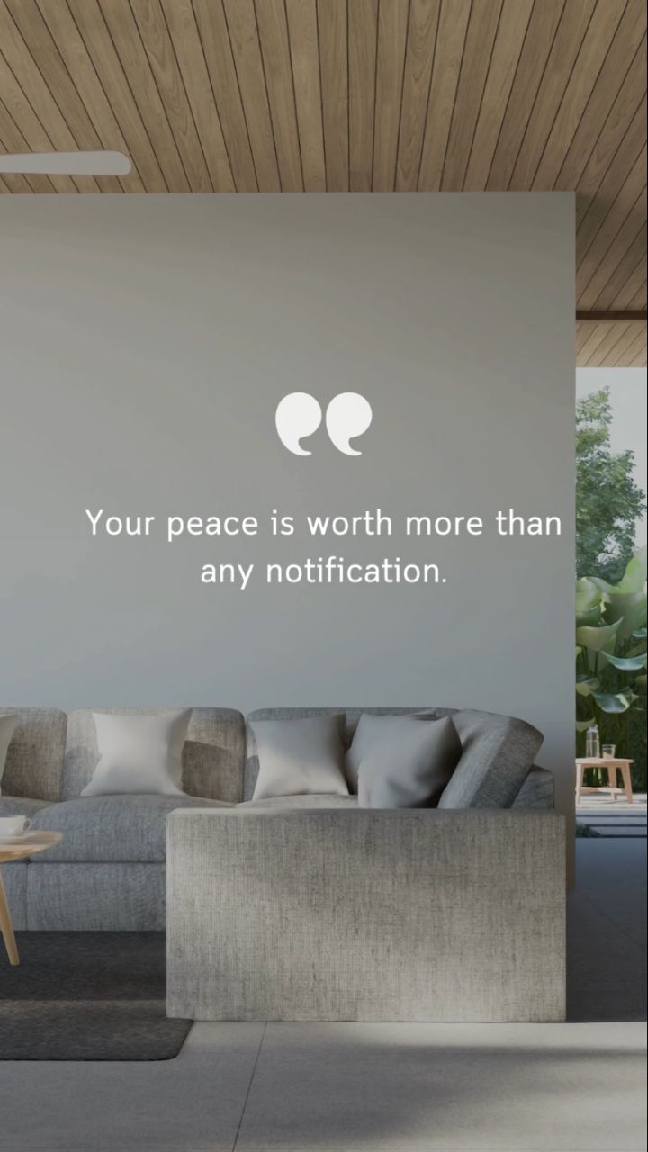 Set boundaries with your screen. 📴 #DigitalWellness