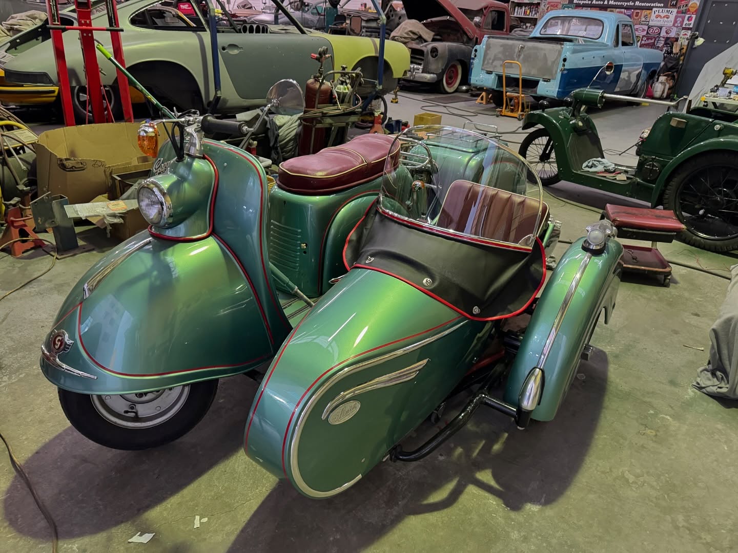 #gogo200 #scooter #motorcycle #restoration #germany #sidecar #car