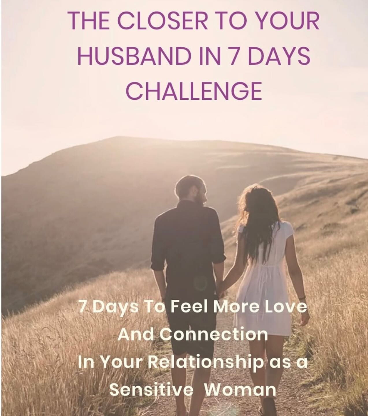 Be part of the only LIVE round in 2025 of the Closer to Your Husband in 7 Days Challenge, May 4-10.
* 7 days together. (Just 5-15 mins a day!)
* One simple proven-to-work thing to do each day.
* The accountability, support, and energy of the group to help you succeed.
* At the end of it all? A sense of closeness, connection, and love (even better communication and more laughter), that you never knew could grow so much between you and your partner in just one week.
* And the confidence to keep it all up!
Only $37.
Deep down, you love emotional intimacy. That warm sweet feeling of seeing and enjoying your partner, and being seen and enjoyed by them. Of feeling totally safe with each other. Of feeling like you don’t just belong, but you are lit up by each other’s attention and love.
And if you’ve felt disappointed in the quality of your marriage lately, like the little tiffs, daily distractions, and the times you’ve been reactive with each other have chipped away at the sense of connection between you…
...Then you probably long for more emotional intimacy. But you feel at a bit of a loss as to how to bring it back online between you and your husband.
I want to help! Join us now for the nudge you need to generate more real connection with your spouse. The accountability that keeps you engaged. The support and guidance that will make it fun! And one short, simple, oh-so-doable-thing to do a day–for 7 straight days in a row…(Plus bonuses and extra resources for even more intimacy!)
...and before you know it, you’ll feel a whole lot more closeness between you and your husband than you’ve felt for a long while.
There isn’t a simpler, easier, better, or more enjoyable way to feel closer to your spouse!
Join now at link in bio.
See you inside!
#hsp #marriage #highlysensitiveperson #highlysensitiveperson #love #connection #intimacy #marriagegoals #relationship #loveandrelationships #emotionalintimacy