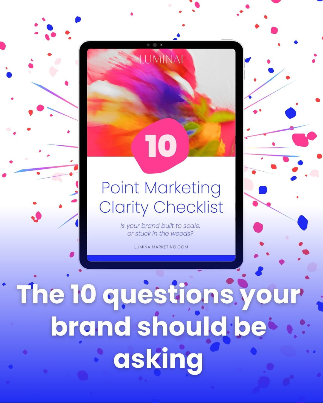 Your marketing might be breaking down in ways you canât even see đ
đ Here are 3 of the 10 clarity questions we ask every client:
⢠Do you know which campaigns are actually moving the needle?
⢠Does your brand have a documented voice and message?
⢠Can your team measure ROI easily across every effort?
If not, donât worry. Youâre not alone.
Download our free 10-Point Marketing Clarity Checklist and find out exactly where your gaps are.
đ Tap the link in bio or comment âCLARITYâ and weâll send it your way.
