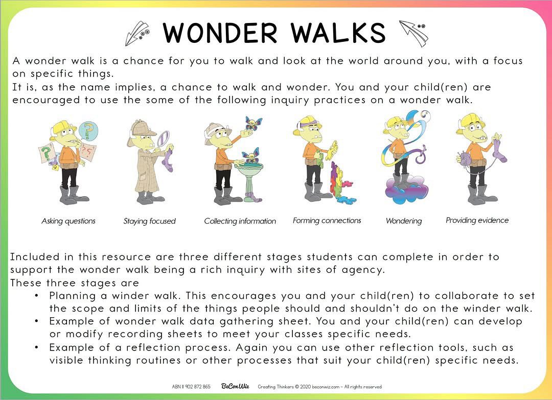 Ever done a WONDER WALK? Try it today on your Bank Holiday Monday 🚶🏽♂️🚶🏼♀️🚶🏻🍃🌸🌳🦆🪶🔍