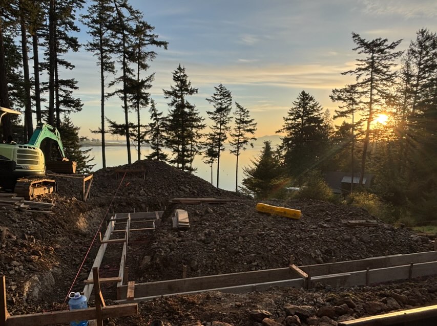 New studio foundation San Juan island with a view of Spieden island.
Architect @laurencroccoad
#sanjuanislandconstruction #pnwcontractors #residentialdesign #residentialconstruction