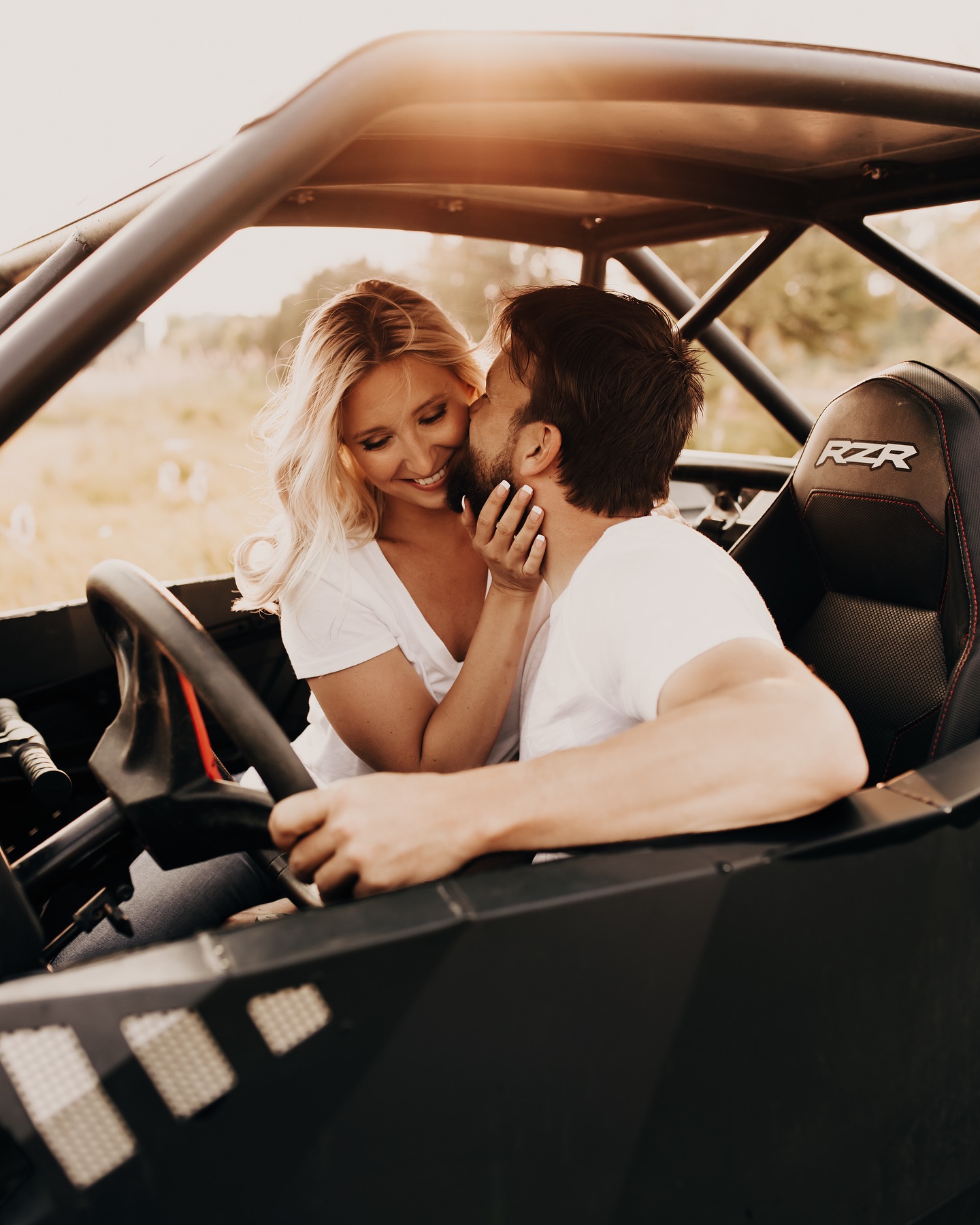 3rd wheelin’ these cuties with the 4 wheeler 🤍