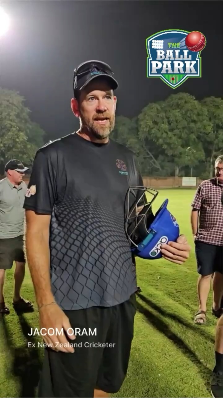 Jacob Oram at The BallPark Cricket Ground!
#wordsofappreciation #touringteam #cricketunderlights #kiwicaps #dcacademy #womenscricket #cricket #cricketerslife #weplayatballpark