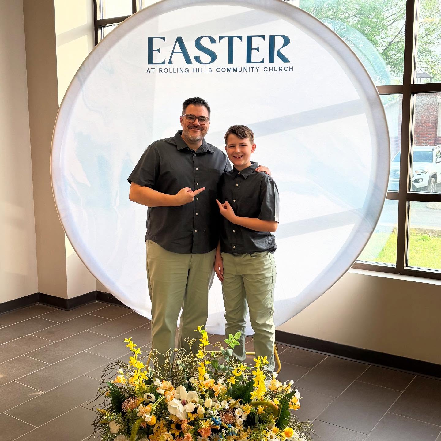 Strategy move.
•
We wore the same outfit to church today. That way, if something happened to me and I couldn't preach all three services @rhccnashvillewest, this guy could step in and no one would notice. 🤣
•
He's not always gonna wanna dress like dad. But today, he was one proud dude.