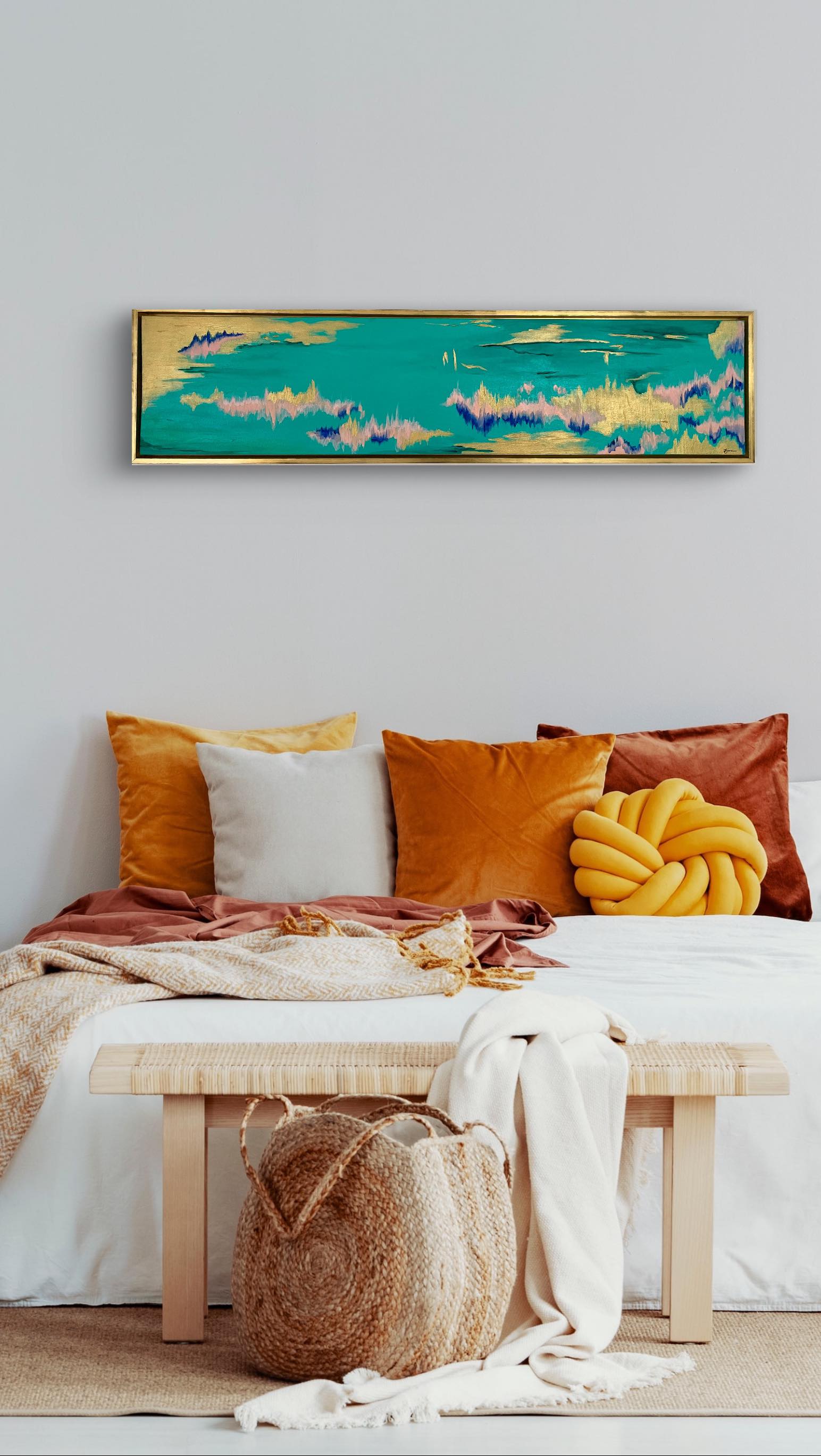 Wanted to pop in and talk a little about one of my abstract originals: “Creativity Frequency”. This is part of a collection I am working on related to sound frequencies. This piece is bursting with color, movement, and helps to inspire your great ideas.
If you are looking for some original artwork to make a statement in your home, to be a conversation starter, and to inspire your bright ideas, this might be exactly what you are looking for!
Dimensions: 4 ft x 1 ft
Medium: Acrylic on canvas
Framing: Custom gold frame
If you have questions about this piece, I would love to hear from you!
.
.
.
.
.
#wildridgemoon #acrylicpainting #denverartist #originalart #soundhealing #soundfrequency #artcollector #homedecor #healingartwork #boldcolors