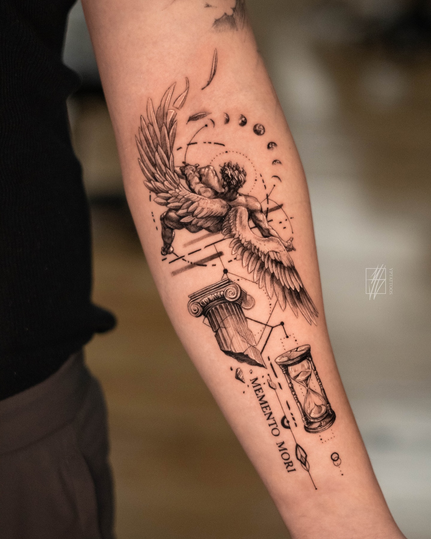 To fall with purpose is nobler than to stand without questionšŖ½āļø
Huge thanks for coming by the studio! Stoked in the direction this oneās headingāexcited to keep building on it soon.
For those interested in starting a project of their own feel free to reach out. Information can be found in my bio. Books are open.
PETER / YPTATTOOS
#freshtattoo #healedtattoo #microtattoo #conceptual #moderntattoo #torontotattoo #inkoftheday #finelinetattoo #geometrictattoo #lamanigancetoronto