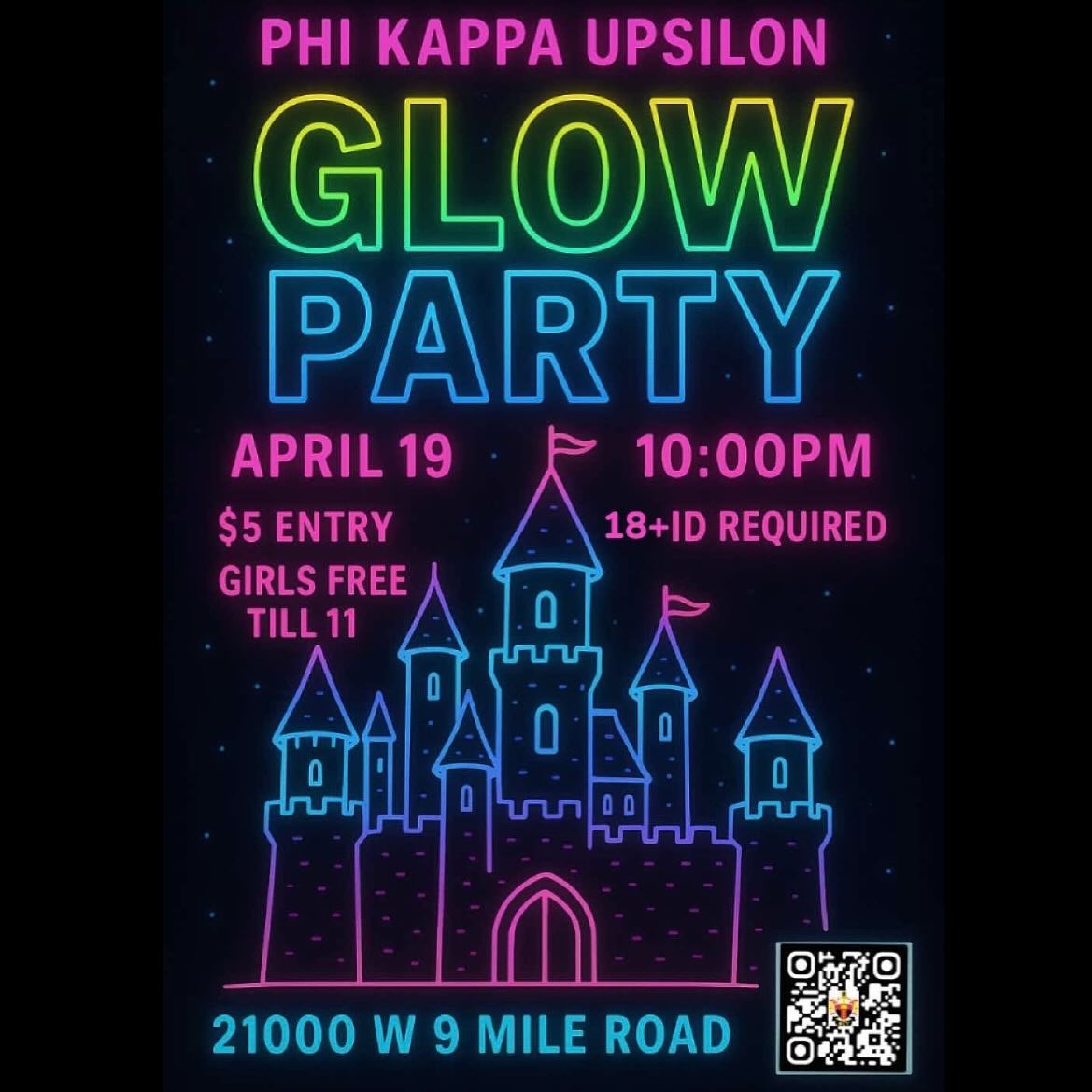 Black lights, lasers, glow sticks, fog, music, and more🤯