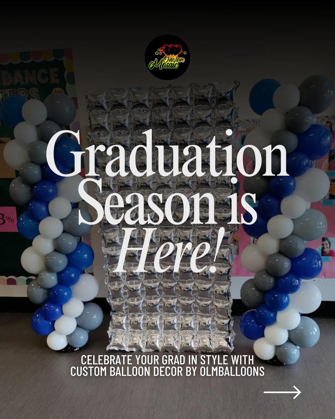 Graduation Season is Here!
Let’s celebrate your grad with balloon columns that pop! 🎈
✨ Custom balloon columns topped with foil balloons
🎓 Add school colors, graduation caps, numbers & more
📸 Perfect for photo ops, entrances, or backyard celebrations!
Make it a moment to remember—because they earned it 💪
DM us to book your grad decor today!
#Graduation2025 #BalloonColumns #GradPartyDecor #Olmballoons #CelebrateBig #BalloonStyling