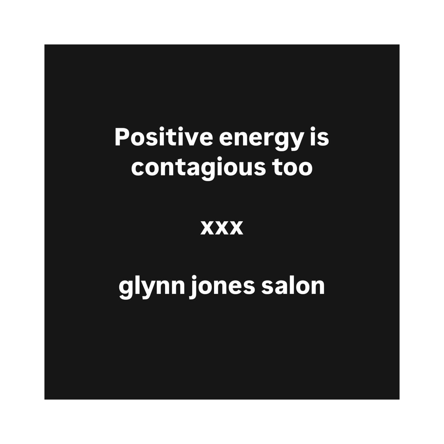Positivity post 💛
⸻
A little reminder from us: positive energy is just as contagious—pass it on.
Come catch the good vibes at Glynn Jones Salon, Old Town Alexandria.
xxx
⸻
#GlynnJonesSalon #OldTownAlexandria #HairWithHeart #SalonVibes #PositiveEnergyOnly #FeelGoodHair #AlexandriaVA #DMVsBest #HairInspo #SalonLove #SupportLocalSalons