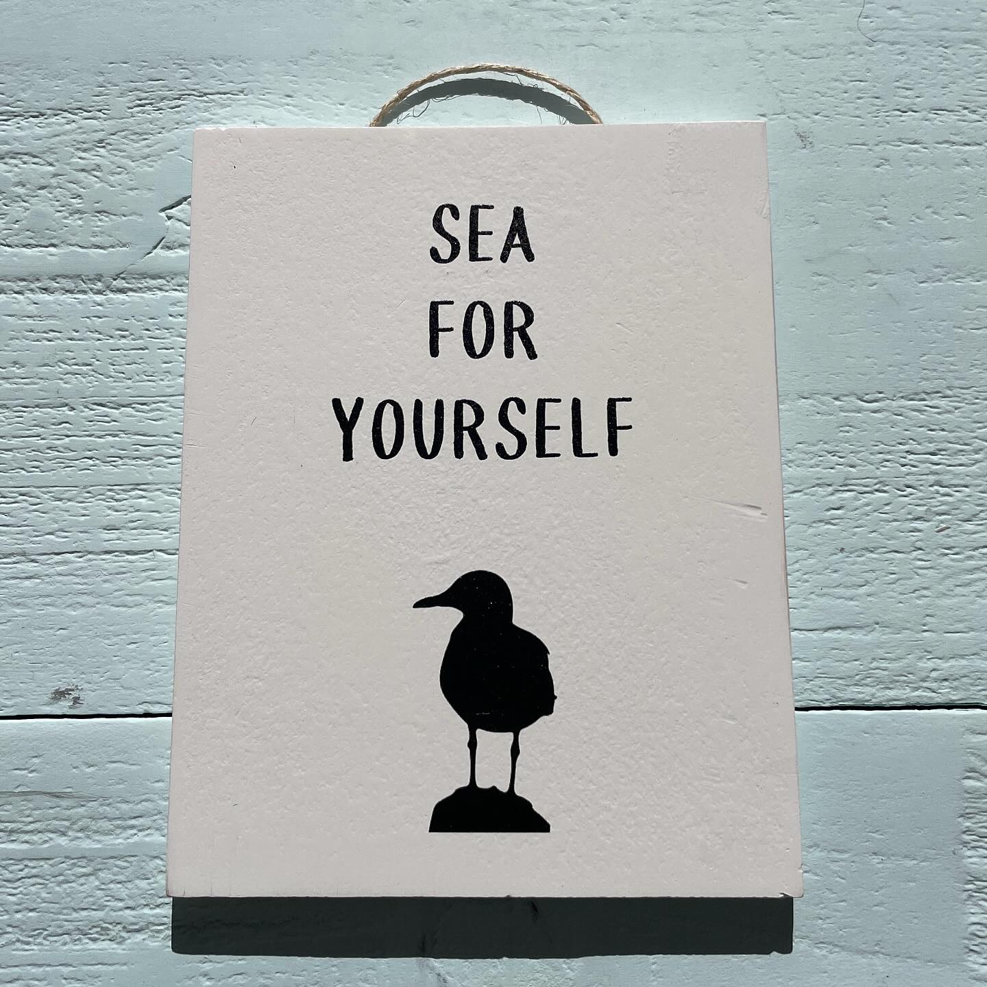 Sea for yourself. Custom order and heading over to Tassie 🐦
#customsign #smallgifts