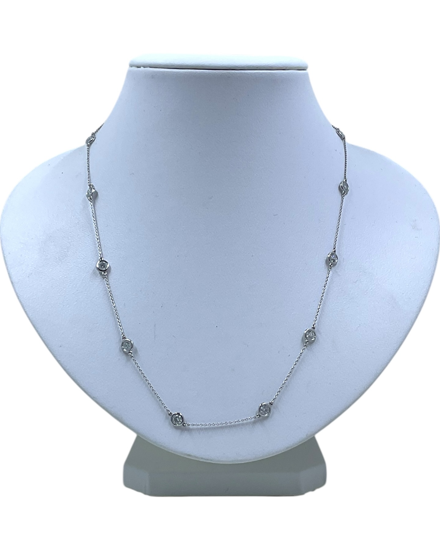 Love is in every detail…
Our 14K white gold Diamonds by the Yard necklace, adorned with 1.8 carats of shimmering diamonds, captures the magic of every glance and every heartbeat.
A delicate reminder that true beauty is timeless — just like love.
Gift it to someone special… or to yourself.
#EndlessLove #DiamondsByTheYard #RomanticJewelry #TimelessElegance