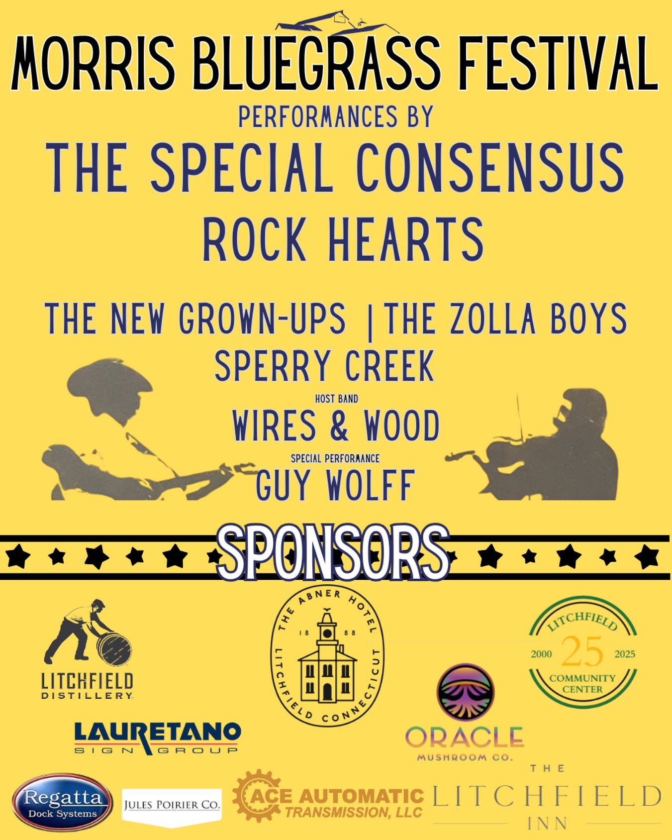 Last year the festival sold out very quickly so get your tickets while you still can!! We have an amazing line up local, regional and national touring artists playing all day! DON’T MISS OUT ON TICKETS! Located at 21 Higbie Rd Morris, CT. Buy tickets here- www.morrisbluegrassfestival.com