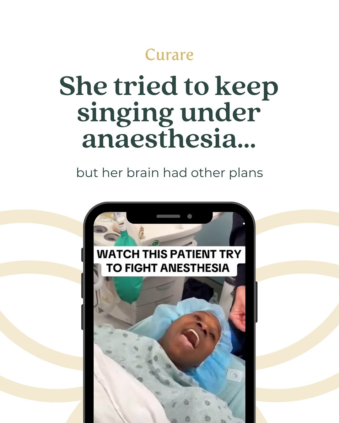 Have you seen the viral video of a woman trying to continue singing while going under anaesthesia?🎤
Under general anaesthesia, your brain doesn’t just “fall asleep.” It enters a medically controlled shutdown, where communication between key brain regions is temporarily halted.
That’s why no matter how strong your will is, you simply cannot stay awake.
Make sure to follow Curare on more interesting topics around anaesthesia!🌱
#anaesthesia #anaesthesiology #anesthesia #curare #anaesthetist #meme