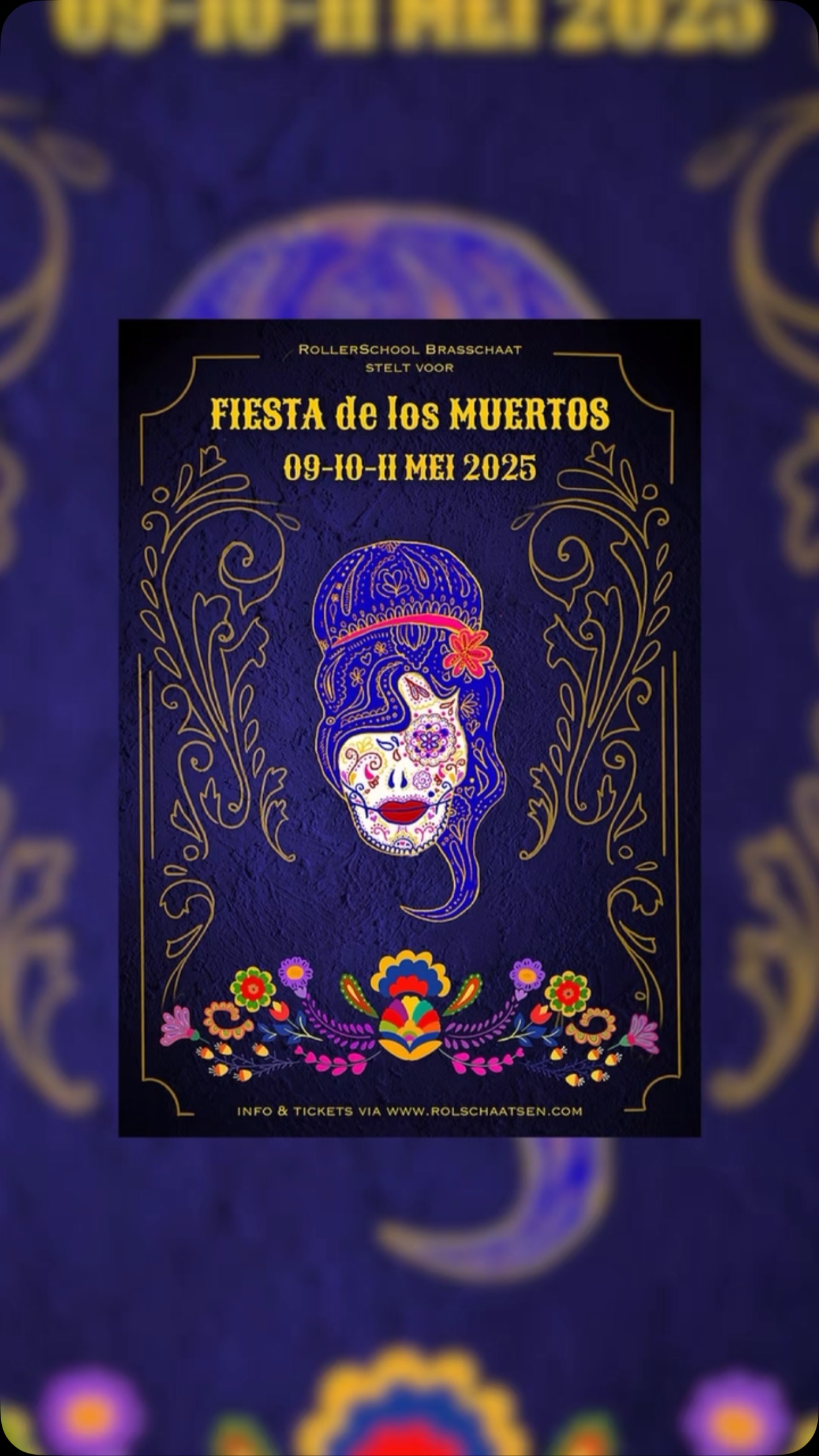 🎙️Heb jij onze radiospot al “gespot”? 😍 Sinds vandaag is onze Fiesta De Los Muertos radiospot te horen op Radio Park! 📻 Stem af op 106.3 FM of 105.6 FM of beluister hem gewoon hier… 🎧
Nog geen tickets? Surf dan snel naar www.rolschaatsen.com en bemachtig jouw plaats(en) vandaag nog. 🙌🏼
Zien we je daar?
#fiestadelosmuertos #aftellen #RSB #rsbisfun #radiopark