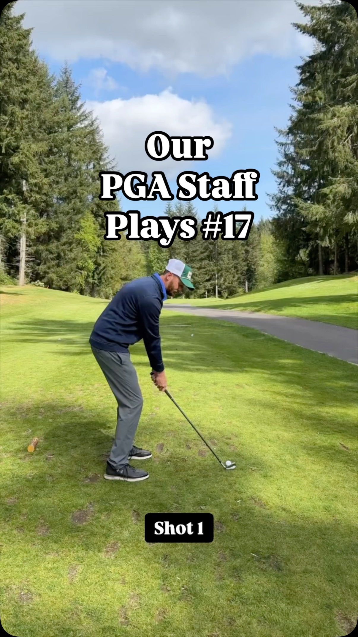 Watch our @pga staff play hole #17 here at Battle Creek.
#golf #pga #golflife