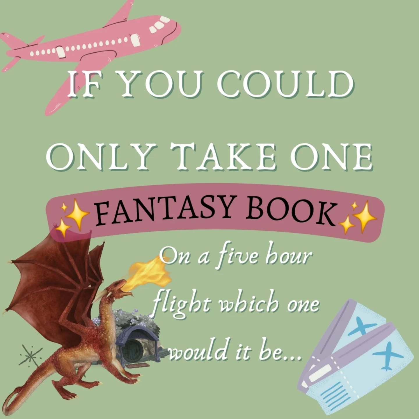 If you could only take one fantasy book on a 5 hour flight, what would it be? 📖✨️✈️
For many bookworms, a flight is an amazing place to read with no distractions, and I am no exception. I love a long flight for re-reading books or getting into a new series. 📚✨️
So what is the one book you need to have on a long journey? 🛫 Is there a specific favourite fantasy book that you have to bring, or do you bring multiple options.
I decided to re-read a series that I can't believe I put down in the first place as it's a book most readers are obsessed with. ♥️
Yes, I'm guilty of not finishing the A Court of Thorns and Roses series 😅 Trust me, I don't know what I was thinking, I can't put it down.
But if i could only bring just ONE book (I'm a Kindle girl, so luckily, that's never a problem), I'd have to pick Fourth Wing 🖤
How about you? 🥰
#fantasybook #readingonaplane #readersbelike #readers #bookwormproblems #bookworm #favouritebook
