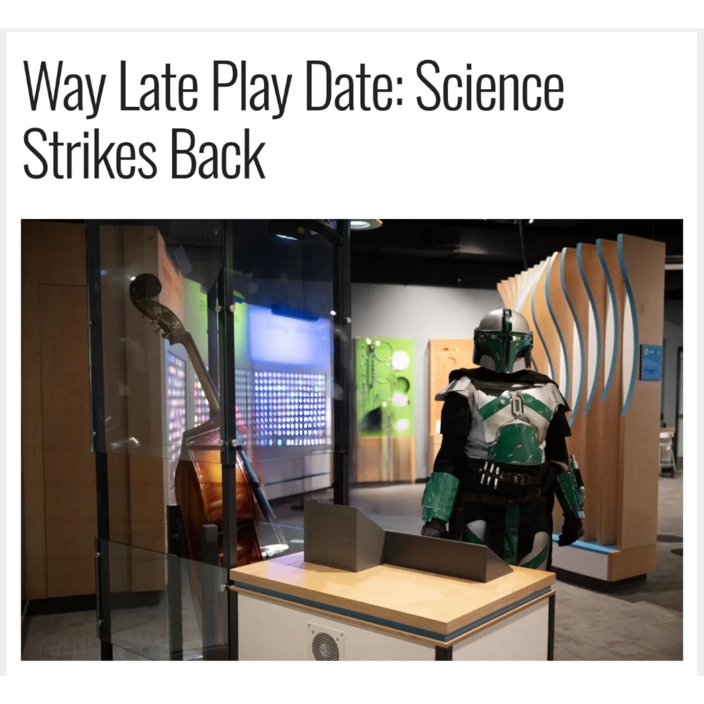 🗣️📣 TNI SciComm Event
Our very own @infin8lycurious will be at the Nashville Adventure Science Center's Way Late Play Date tonight, running a SciComm event for #TNI
The theme is #starwars
This is a 21+ event with food, drinks, and lots of fun activities and shows. Come say hi to Liv!
More info at https://nashvilleguru.com/71930/way-late-play-date-science-strikes-back