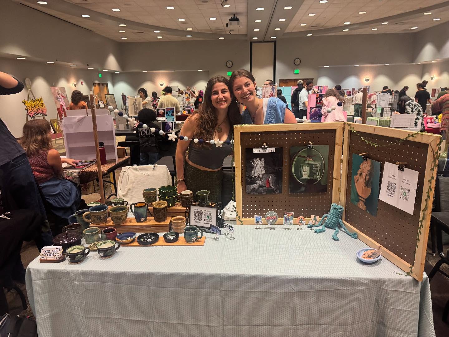Itโs done!! Itโs over!! Thank you so much to every who stopped by the @casabvcu senior expo yesterday!! What a bittersweet way to end my time at @vcuartscommarts , everyone was so kind and supportive of my work. Iโm so glad to have had @cfduncancreative at my side all day! Also huge thanks to @zorawg for setting up this killer event!!