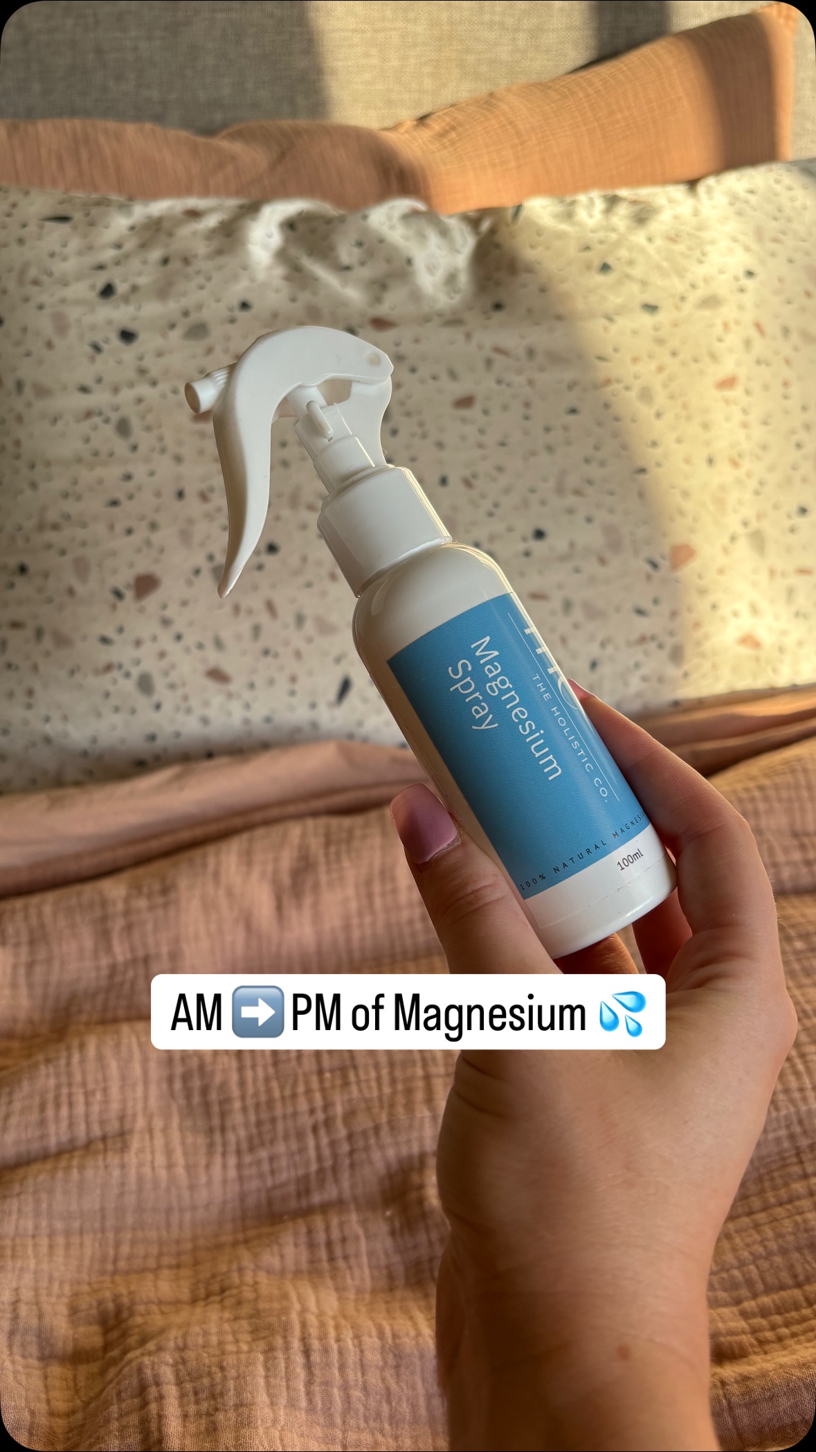 The Magnesium AM ➡️ PM breakdown 🙌
Did you know?
There’s (just about) NEVER too much topical Magnesium you can use in the day 🙌💦
During the month of May we will be discussing all things Magnesium ~ what it is, how it works, why it’s important, recipes & more 💦
There’s a reason Magnesium Spray is The Holistic Co’s #1 Best Seller🥇
Shop now via link in bio 🛒